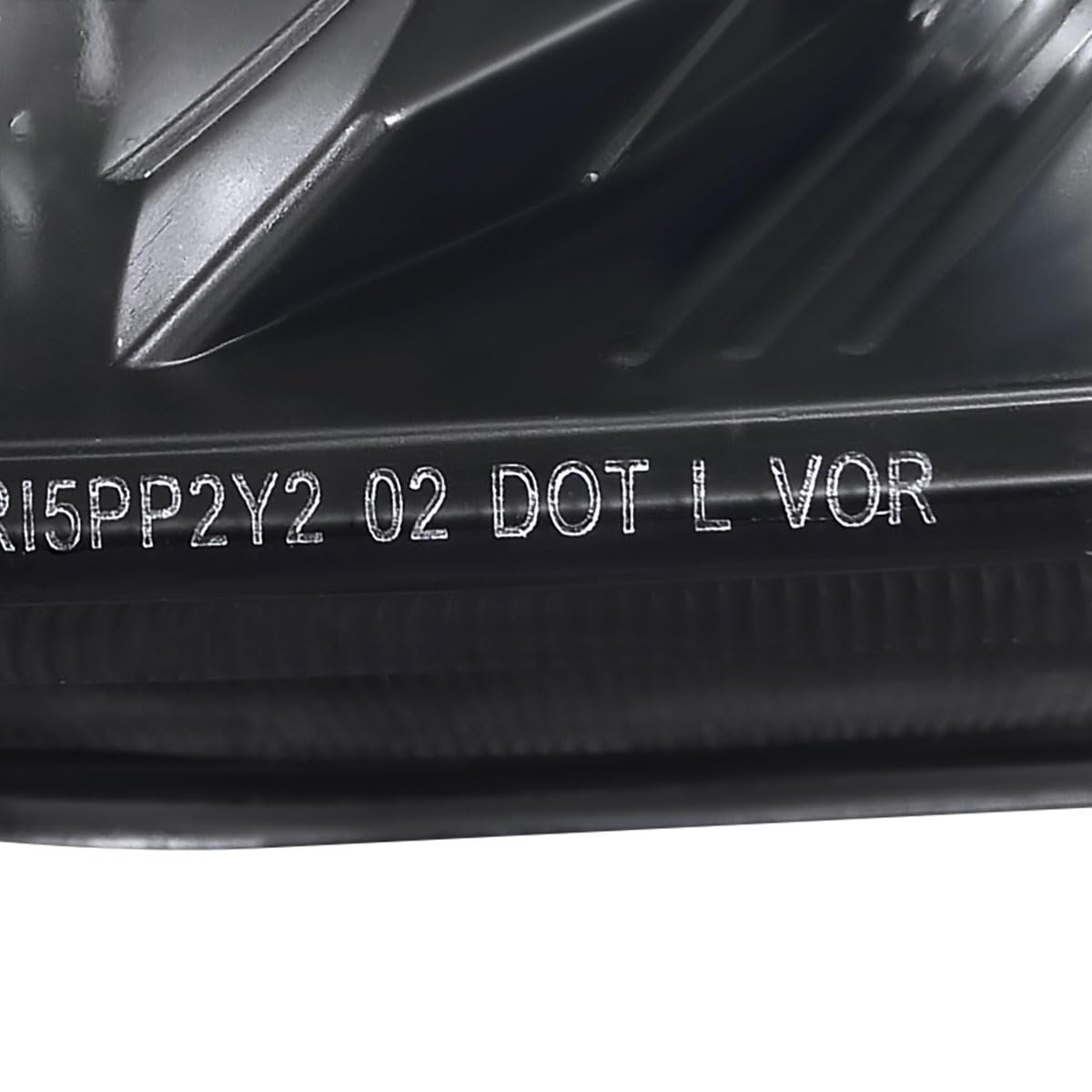2006-2011 Honda Civic 2 Door Coupe Replacement Black Headlight Assembly - High Performance LED Headlights for Night Driving & Enhanced Visibility
