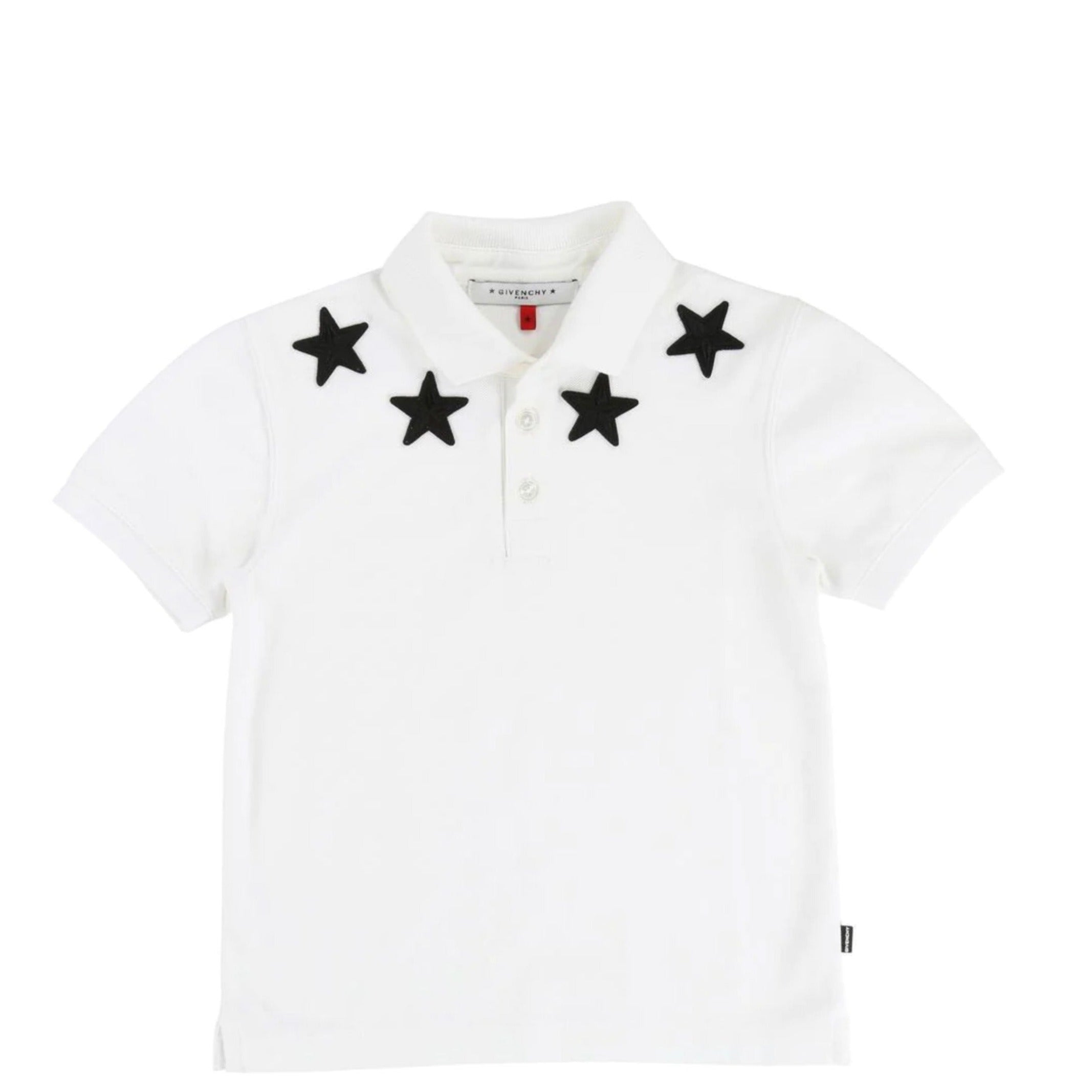 Givenchy Kids White Polo Shirt for Boys & Girls - Stylish & Comfortable Cotton Top for School, Parties & Casual Wear