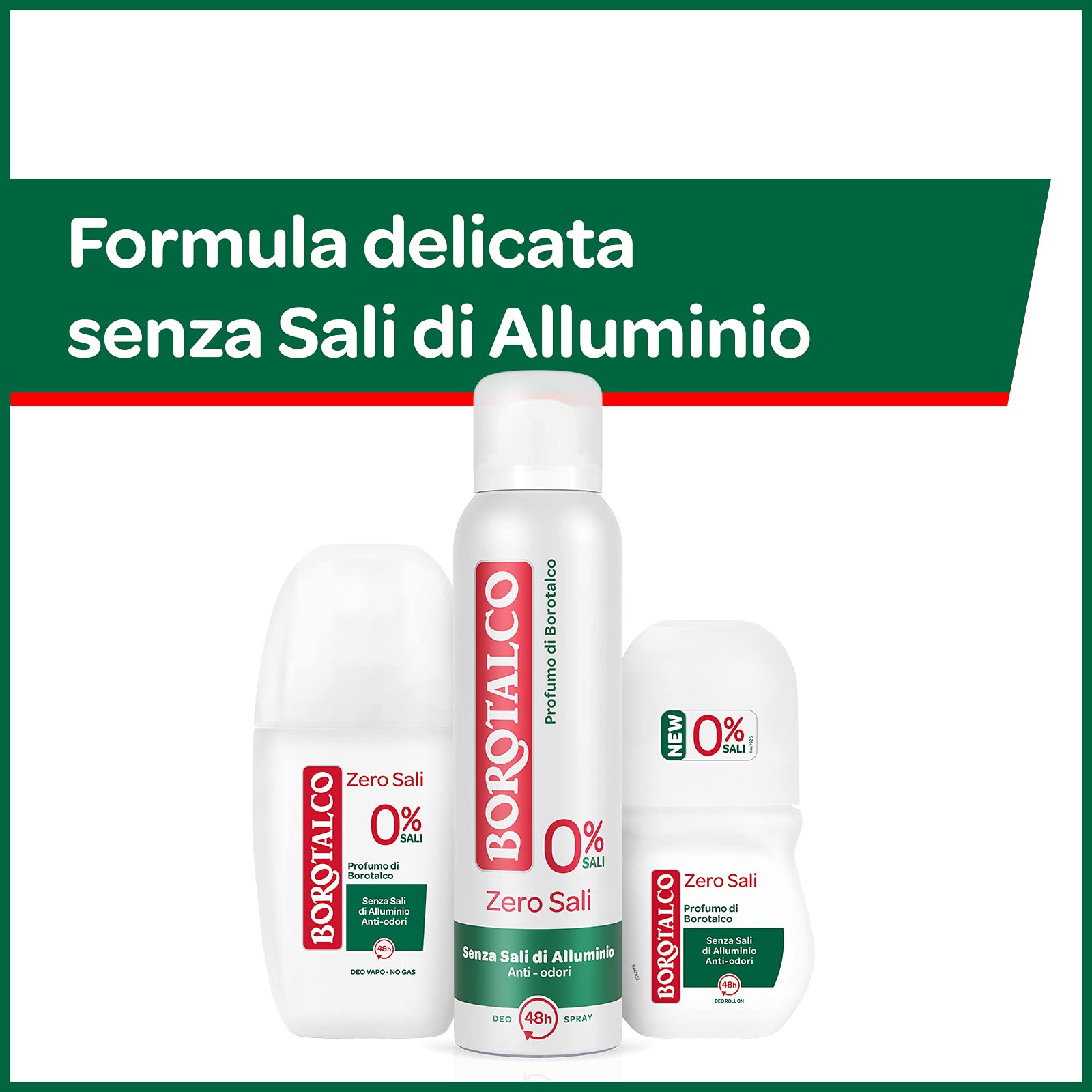 Natural Deodorant Vapo No Gas Zero Sali - 75ml Aluminum-Free & Odor Control for Men & Women - Perfect for Gym, Work & Daily Freshness