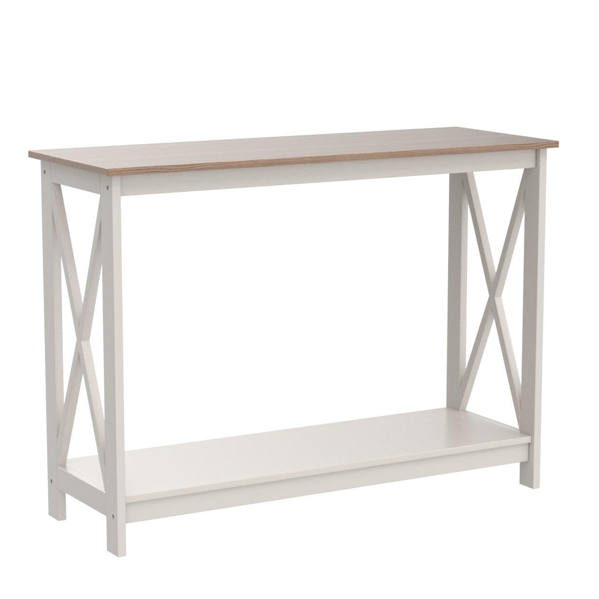 PHI VILLA Modern Console Table - Slim Entryway Table for Hallway, Living Room | Perfect for Small Spaces, Home Decor & Storage Solution
