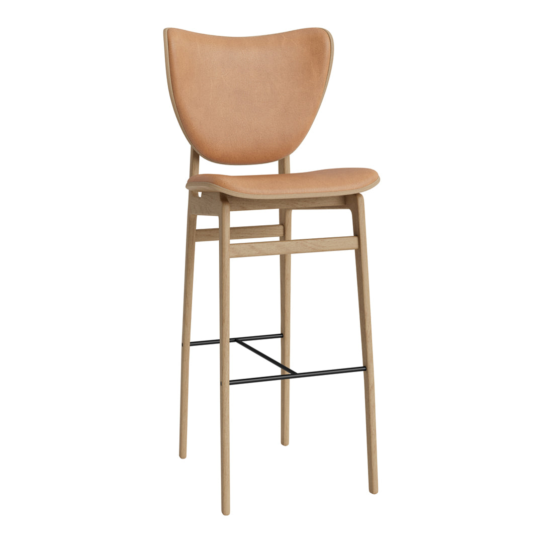 Stylish Upholstered Elephant Bar Chair - Comfortable Counter Height Stool for Kitchen Island, Breakfast Nook & Home Bar Decor