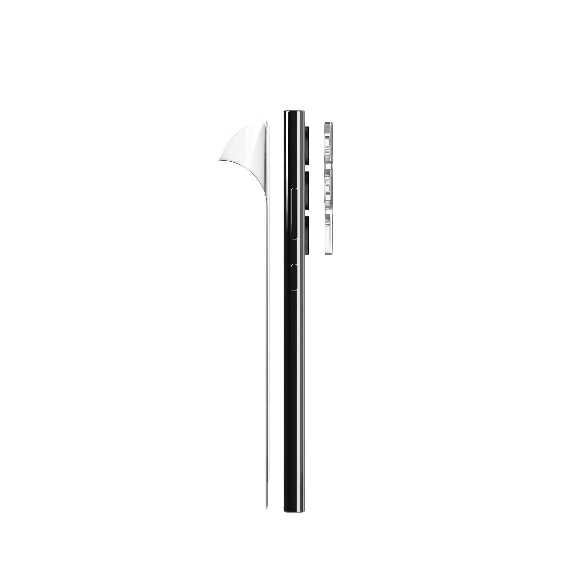ImpactShield Samsung Galaxy S24 Ultra Screen Protector with Camera Lens Protector - Tempered Glass for Ultimate Protection | Perfect for Work, Travel & Outdoor Activities