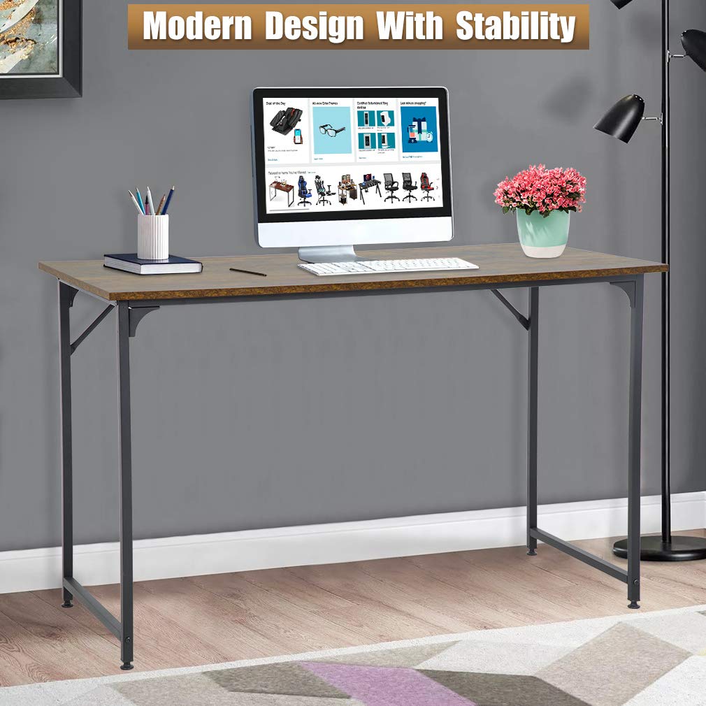 Modern Black Corner Computer Desk 47