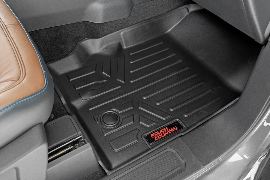 Ford Bronco 4 Door All-Weather Floor Mats - Heavy Duty Front & Rear Car Mats for Off-Road Protection | Perfect for Adventure, Camping & Daily Driving