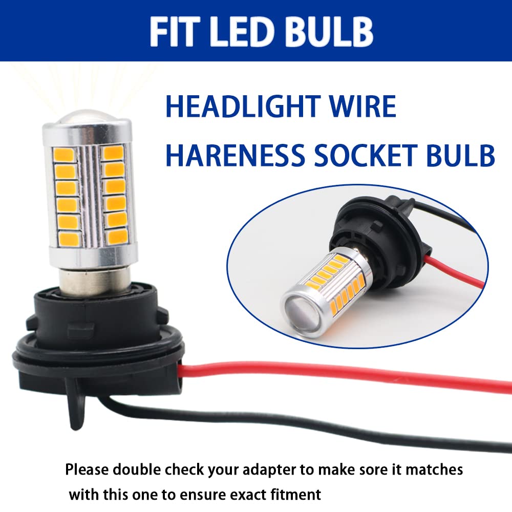 YSY 2Pcs LED 3156 3157 1156 1157 BAU15S Female Socket Car Lamp Lights Extension Connector Plug - Pre-Wired Harness Pigtail Kit for Bulb Replacement (BAU15S) - Perfect for DIY Auto Lighting Upgrades & Vehicle Maintenance