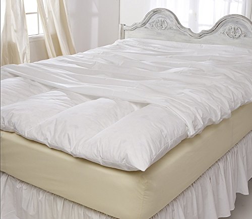 Premium Pillowtex Featherbed Cover - Soft & Hypoallergenic Down Alternative for Ultimate Comfort - Perfect for Beds, Guest Rooms & Luxury Hotels