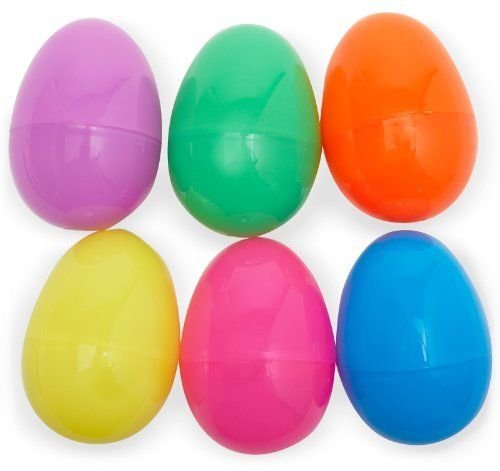 1000 Count Bright Color Plastic Easter Eggs Unfilled - Hinged Design for Easter Egg Hunts, Party Favors, and DIY Crafts