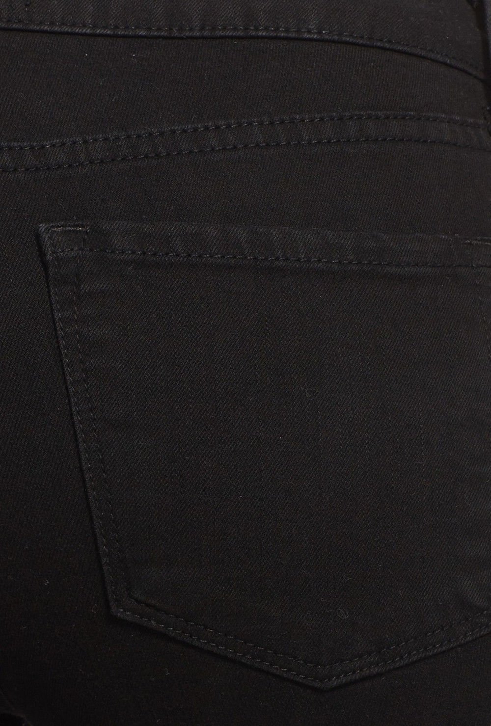 Vince Taylor High Rise Bootcut Stretch Jeans for Women - Resin Black (Size 26) | Comfortable & Flattering Denim Pants for Casual Wear, Office & Night Out