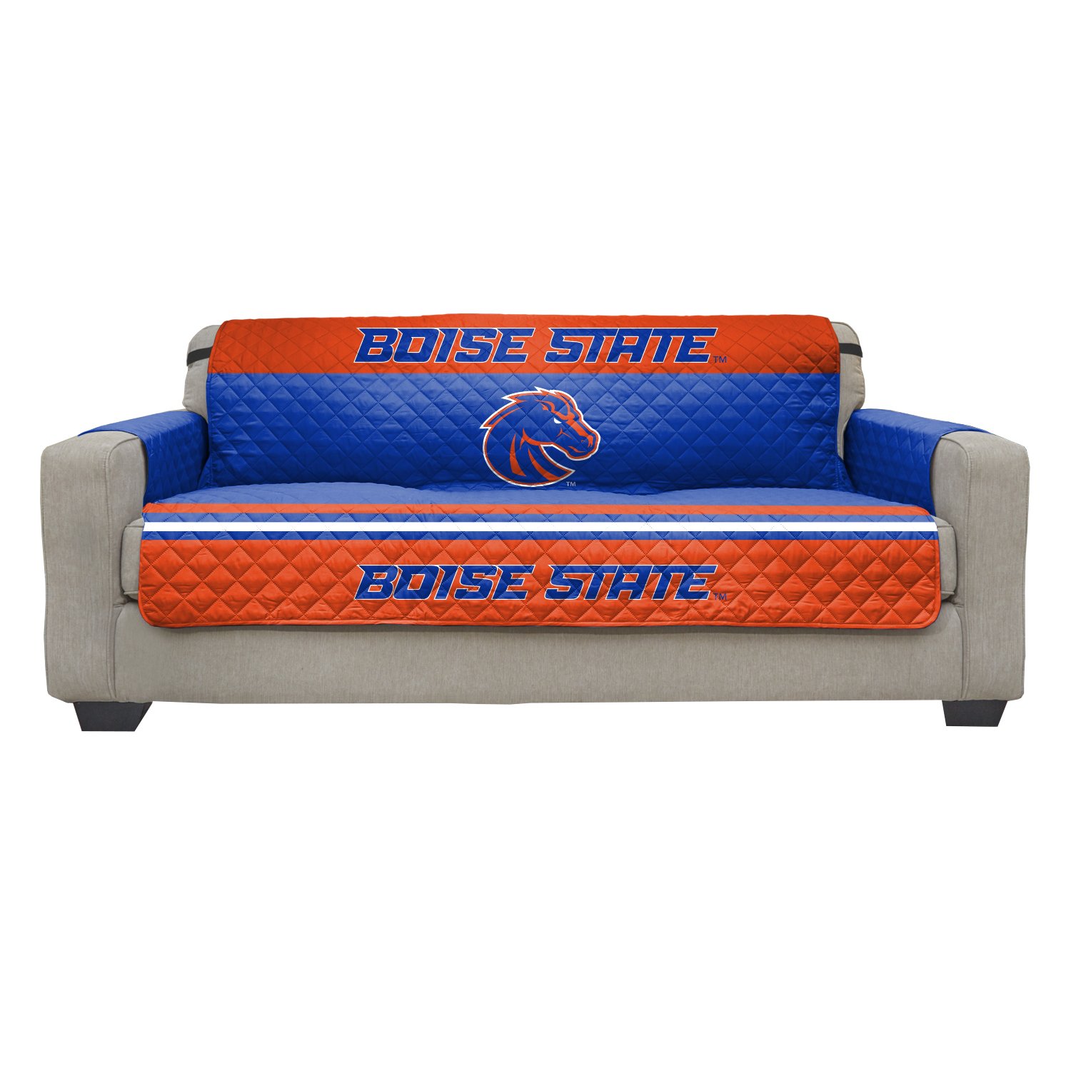 Pegasus Sports NCAA Microfiber Furniture Protector Cover with Elastic Straps - Waterproof Couch Cover for Sofa, Sectional, Loveseat - Perfect for Game Day, Pets, Kids & Home Protection