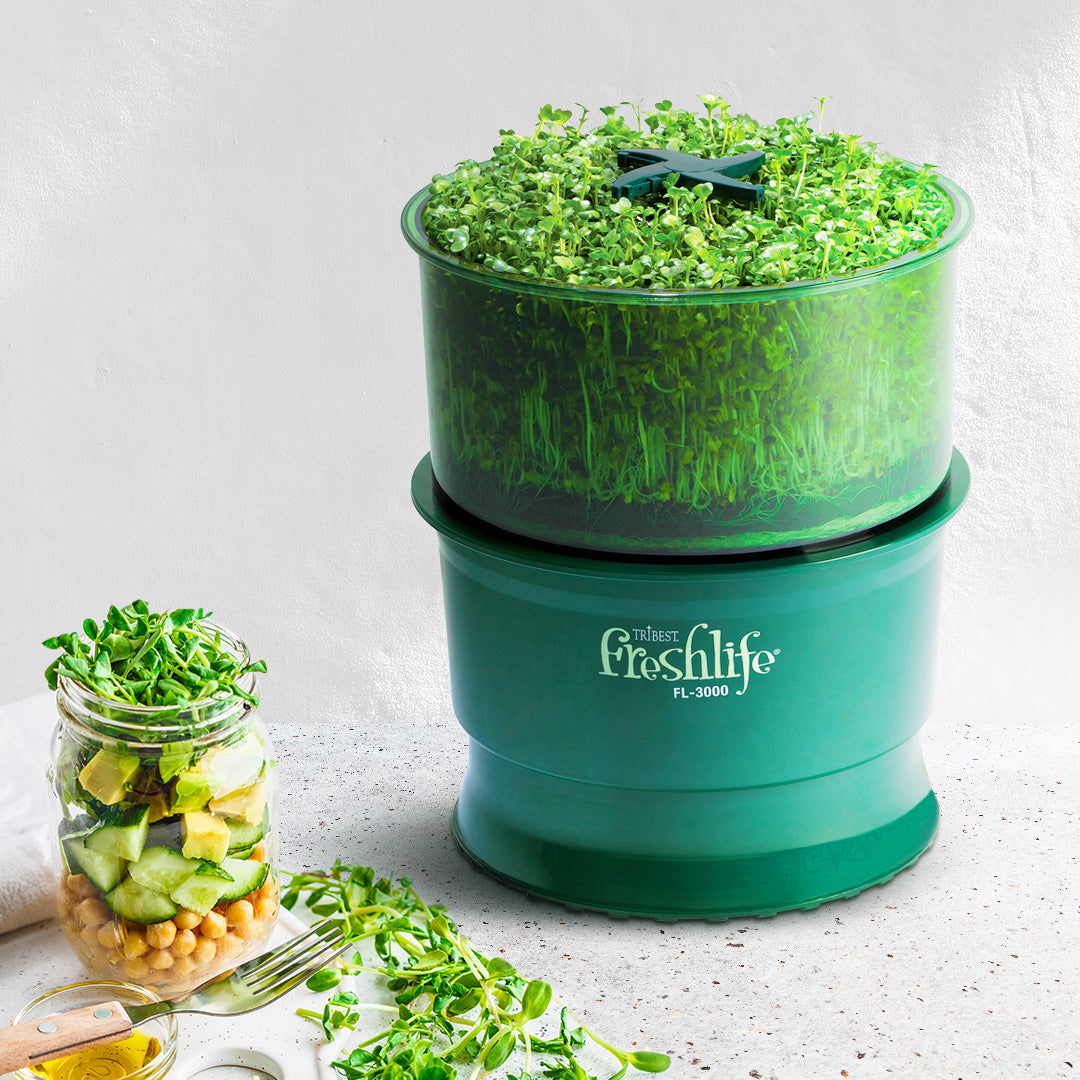 Freshlife® 3000 Automatic Seed Sprouter - Certified Refurbished | Indoor Gardening Kit for Microgreens, Sprouts & Wheatgrass | Perfect for Home, Kitchen & Healthy Lifestyle