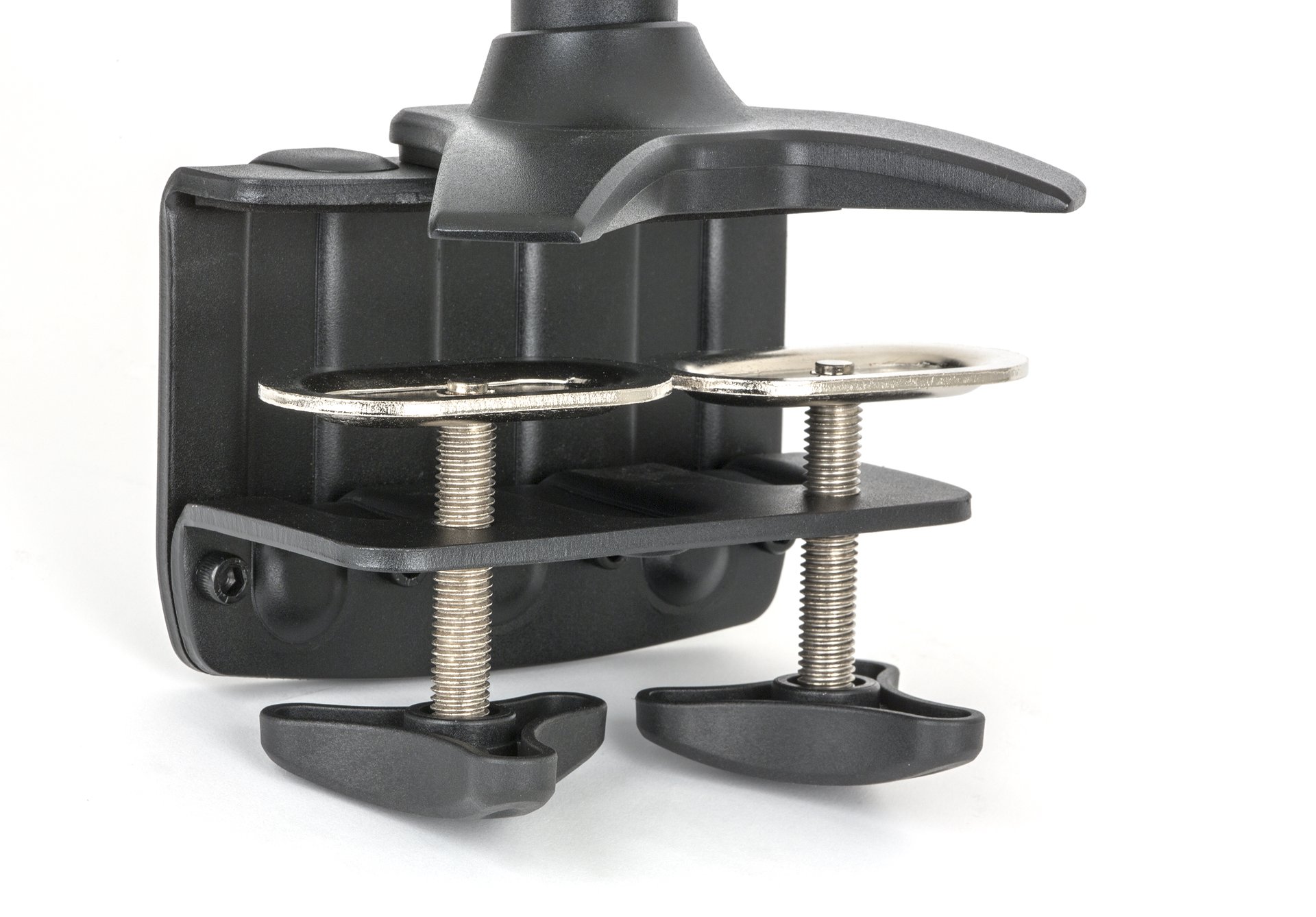 Planar Dual Arm Clamp/Grommet Desk Stand (997-7031-00) - Adjustable Monitor Mount for Dual Screens, Ergonomic Workstation Setup for Office & Home Use
