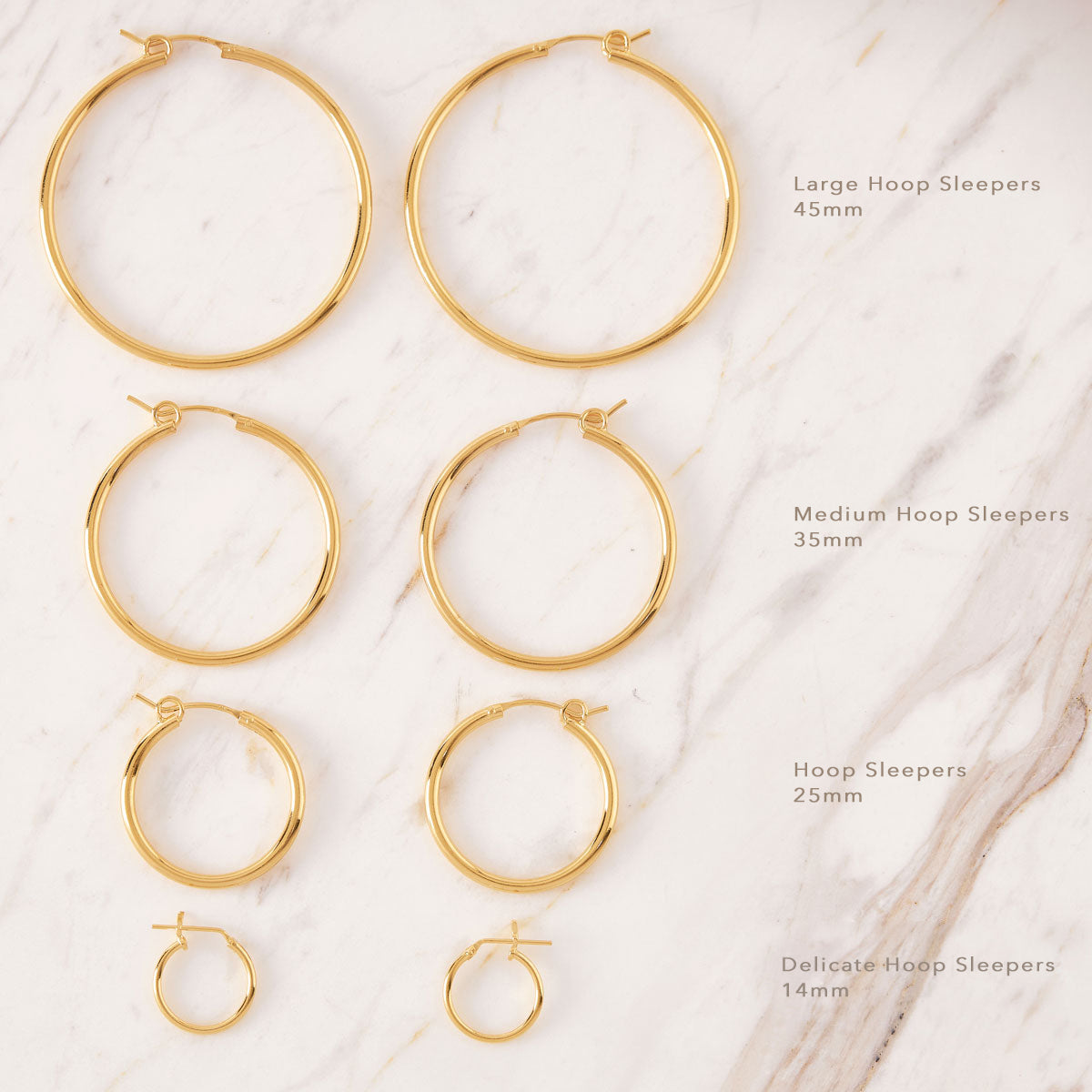 Medium Hoop Earrings for Sleeping - Hypoallergenic & Comfortable Sleep Earrings for Women - Perfect for Nighttime, Travel & Everyday Wear