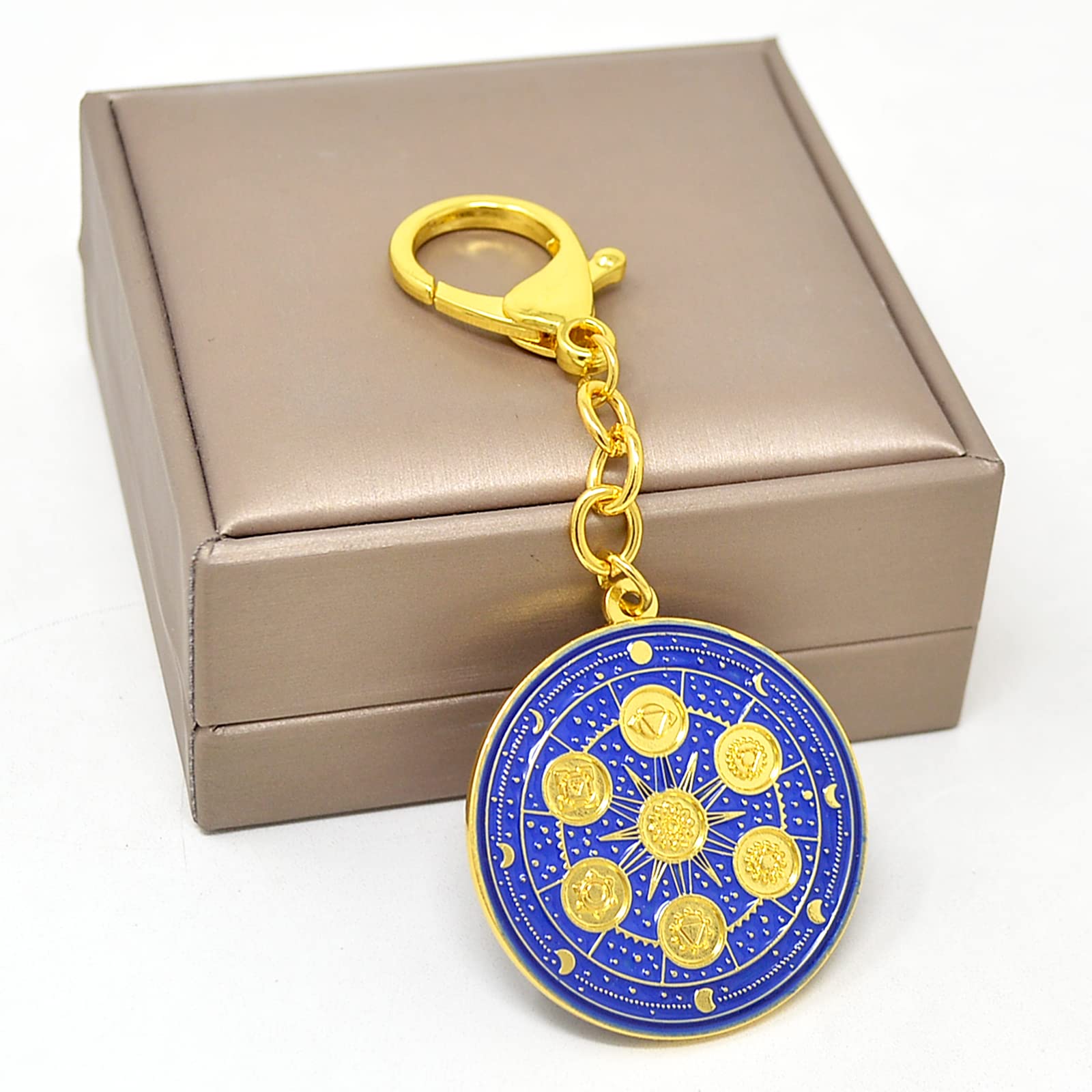 Feng Shui Amulet Keychain - Lucky Charm for Protection & Positive Energy - Feng Shui Life Force W4941 - Perfect for Home, Office, and Travel Accessories