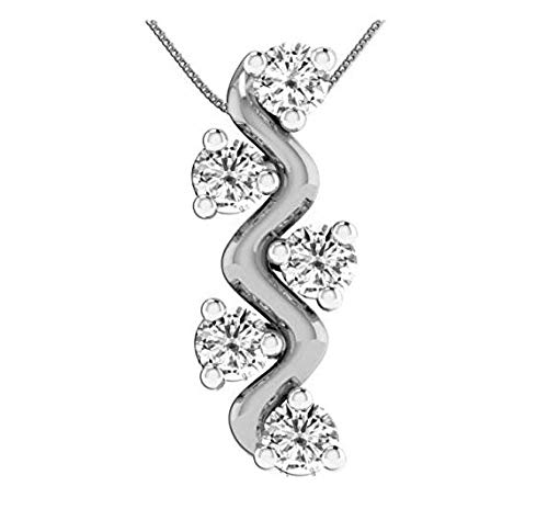 IGI/IGLI/DGL Certified 0.06 Carat (IJ Color I1-I2 Clarity) Diamond Pendant Without Chain in 14K/18K White/Yellow Gold - Elegant Jewelry Gift for Women & Girls | Perfect for Birthdays, Anniversaries & Special Occasions | Dishis Designer Jewellery