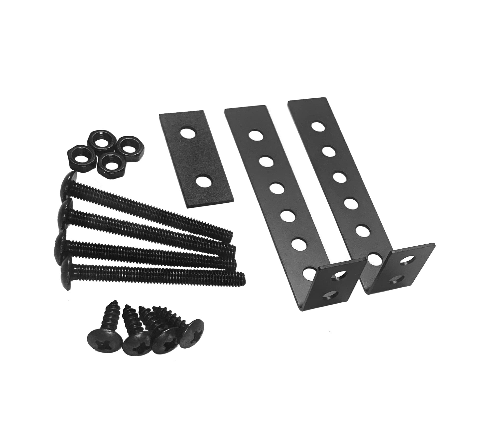 Coolerguys Black Metal Fan Mount Stand Bracket Kit - Universal Cooling Fan Holder for PC, Gaming Rig & Electronics Cooling System - Perfect for Computer Builds, Workstations & Home Office Setups
