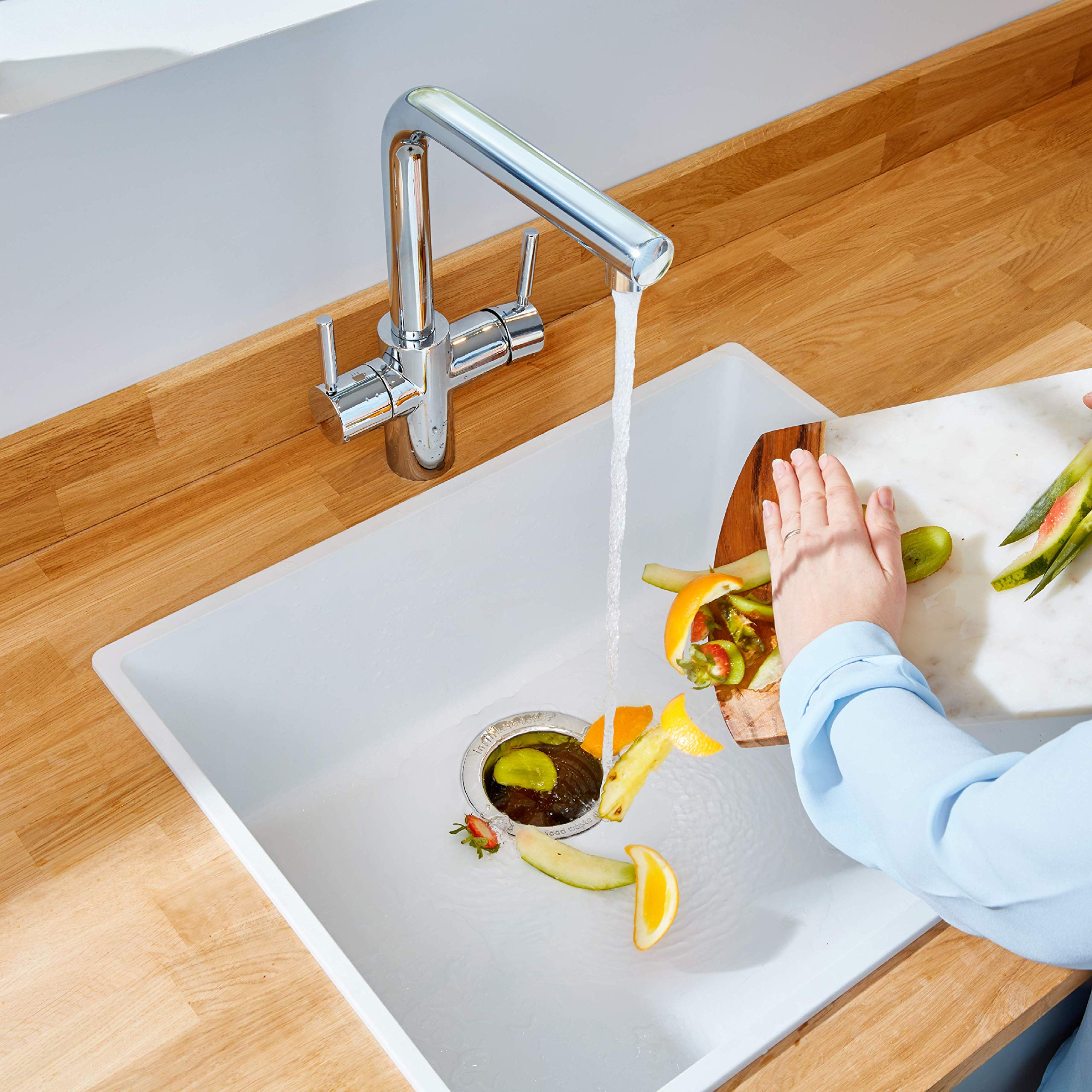 InSinkErator RFISE46AS Garbage Disposal Unit, Black - Perfect for Kitchen Waste Management & Eco-Friendly Homes
