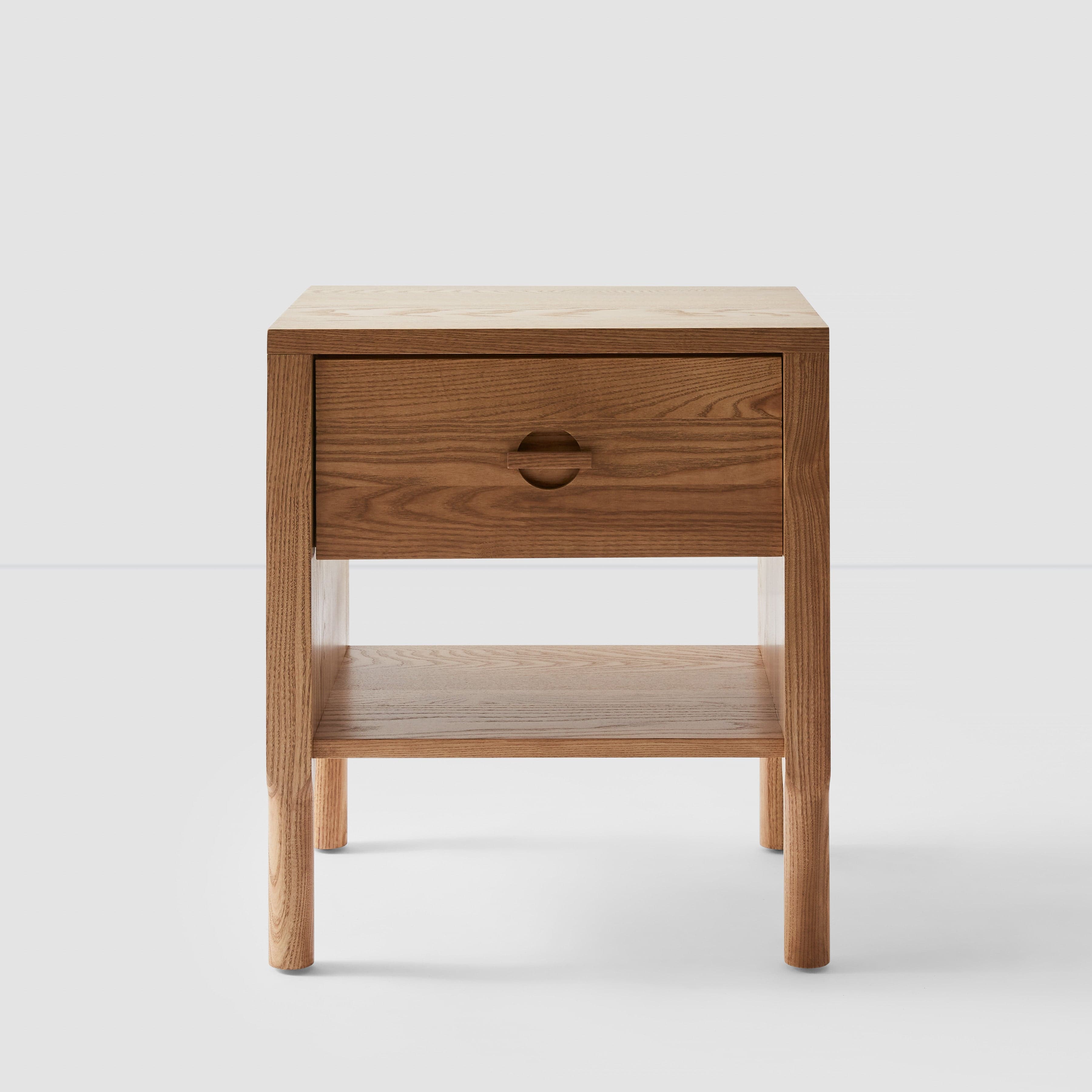 Stylish Avon Nightstand with Drawer - Modern Bedside Table for Bedroom, Living Room, or Office - Perfect for Storage and Decor