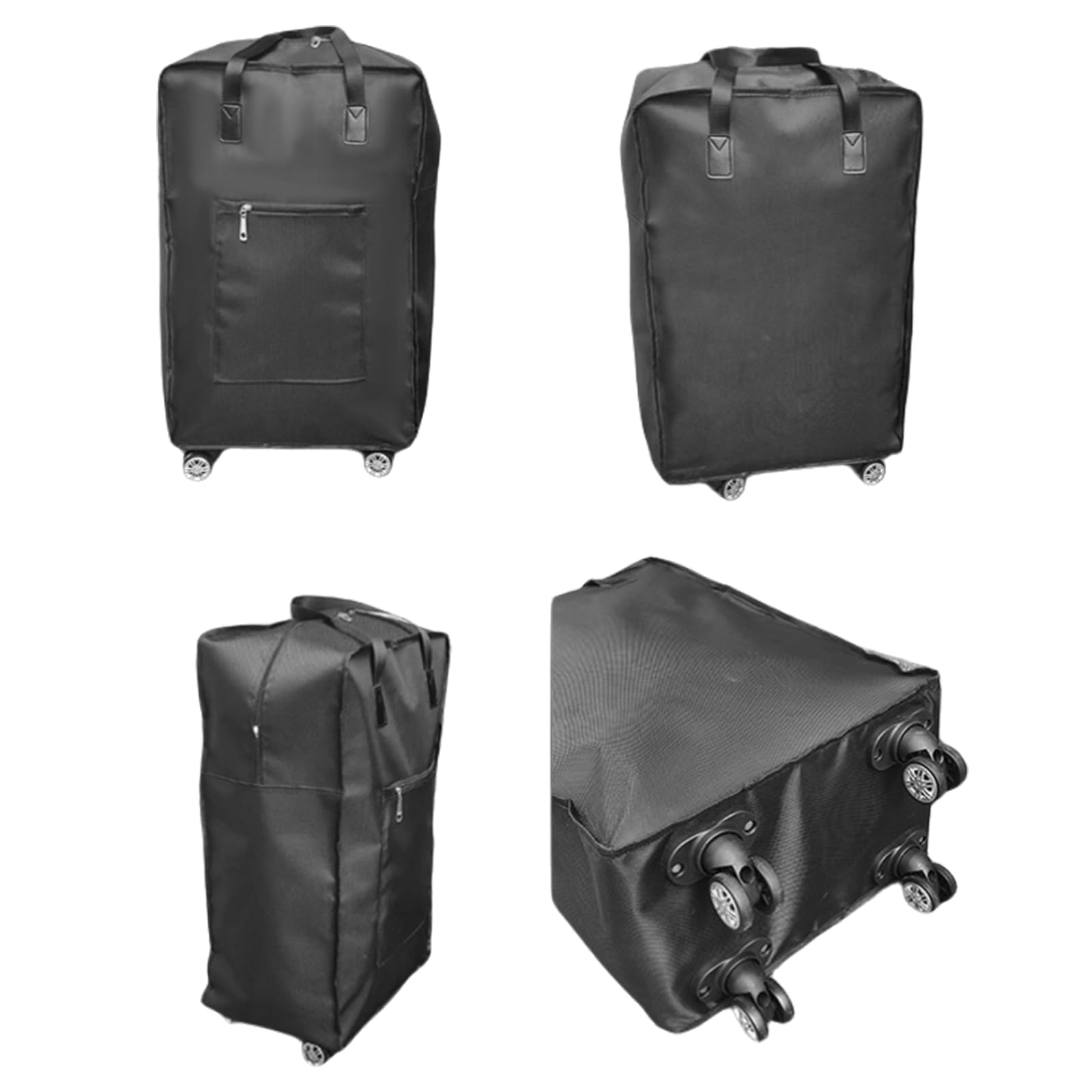 Foldable Wheeled Duffel Bag - Lightweight Carry-On Luggage for Travel & Gym