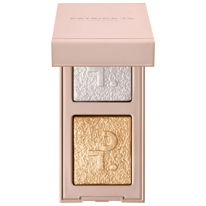 Patrick TA Major Dimension Eye Illusion Duo Eyeshadow Palette - Long-Lasting Matte & Shimmer Shades for Day & Night Makeup Looks | Perfect for Professional Artists & Everyday Glam