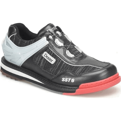 **Dexter Men's SST 6 Hybrid BOA Bowling Shoes - Black Knit Right Hand - Perfect for Competitive & League Bowling**