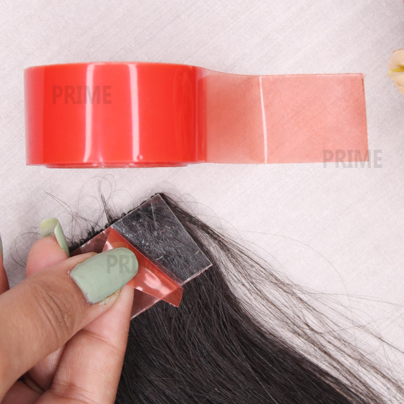 Premium Double Sided Transparent Hair Weaving Tape - Strong Hold Toupee & Wig Adhesive for Men & Women (1 Roll) - Ideal for Daily Wear, Cosplay & Hair Replacement Solutions
