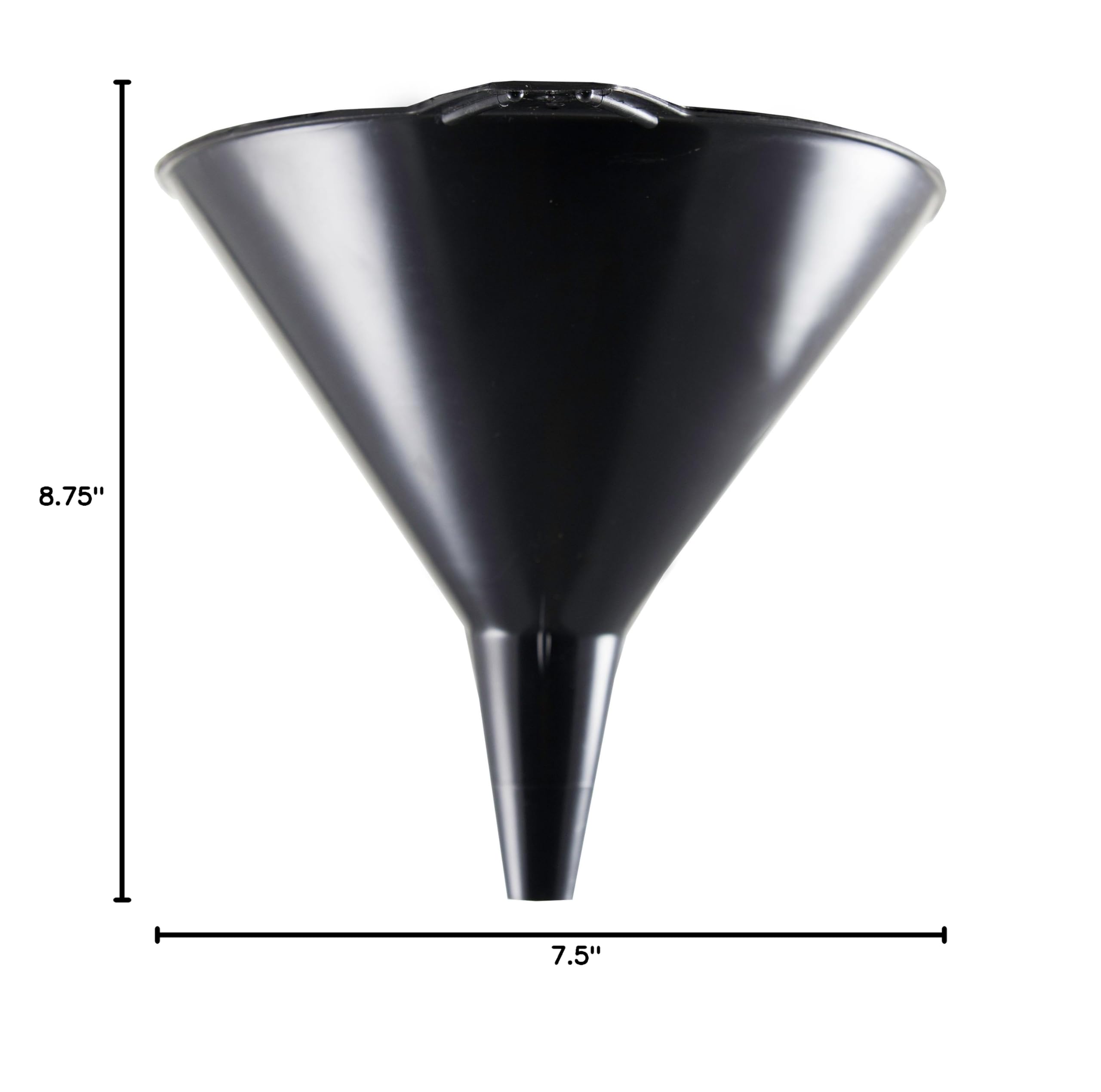 FloTool 05064 Large No Mess Funnel - Heavy Duty Plastic Funnel for Automotive, Oil, Gas, and DIY Projects - Perfect for Garage, Workshop, and Home Use
