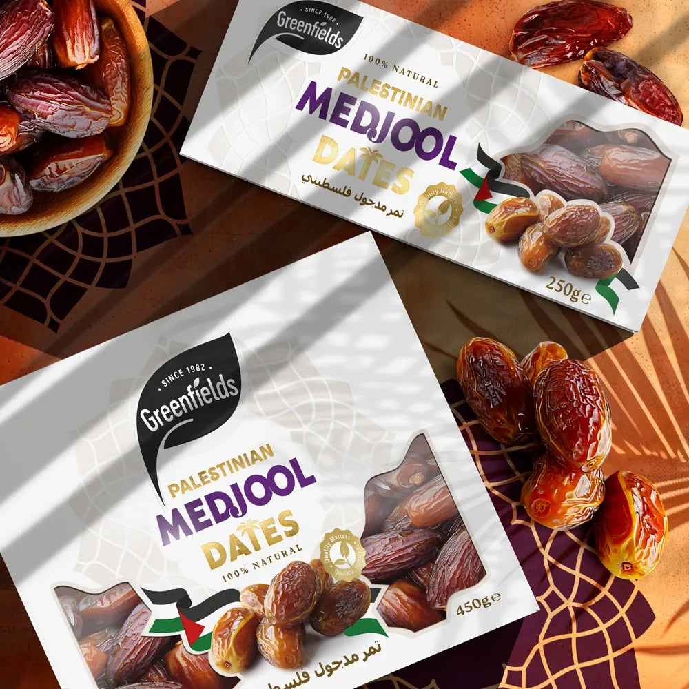 Premium Medjool Dates 450g - Organic, Jumbo & Naturally Sweet - Perfect for Snacking, Baking & Healthy Desserts