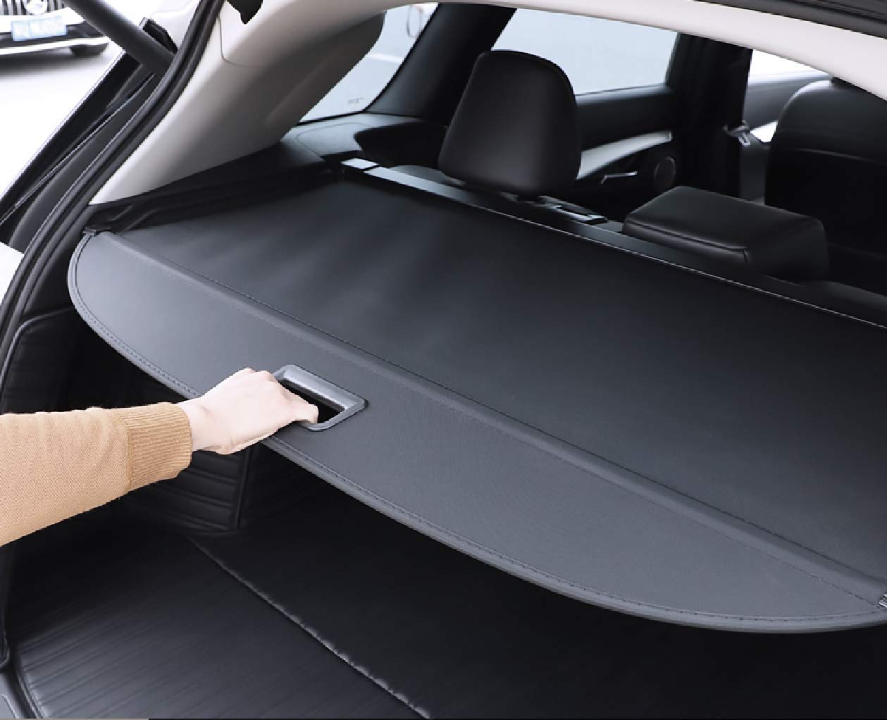Retractable Cargo Cover for Lincoln Nautilus 2019-2024 | Tonneau Trunk Cover | Rear Cargo Security Shade | Perfect for Road Trips, Grocery Hauling & Luggage Protection