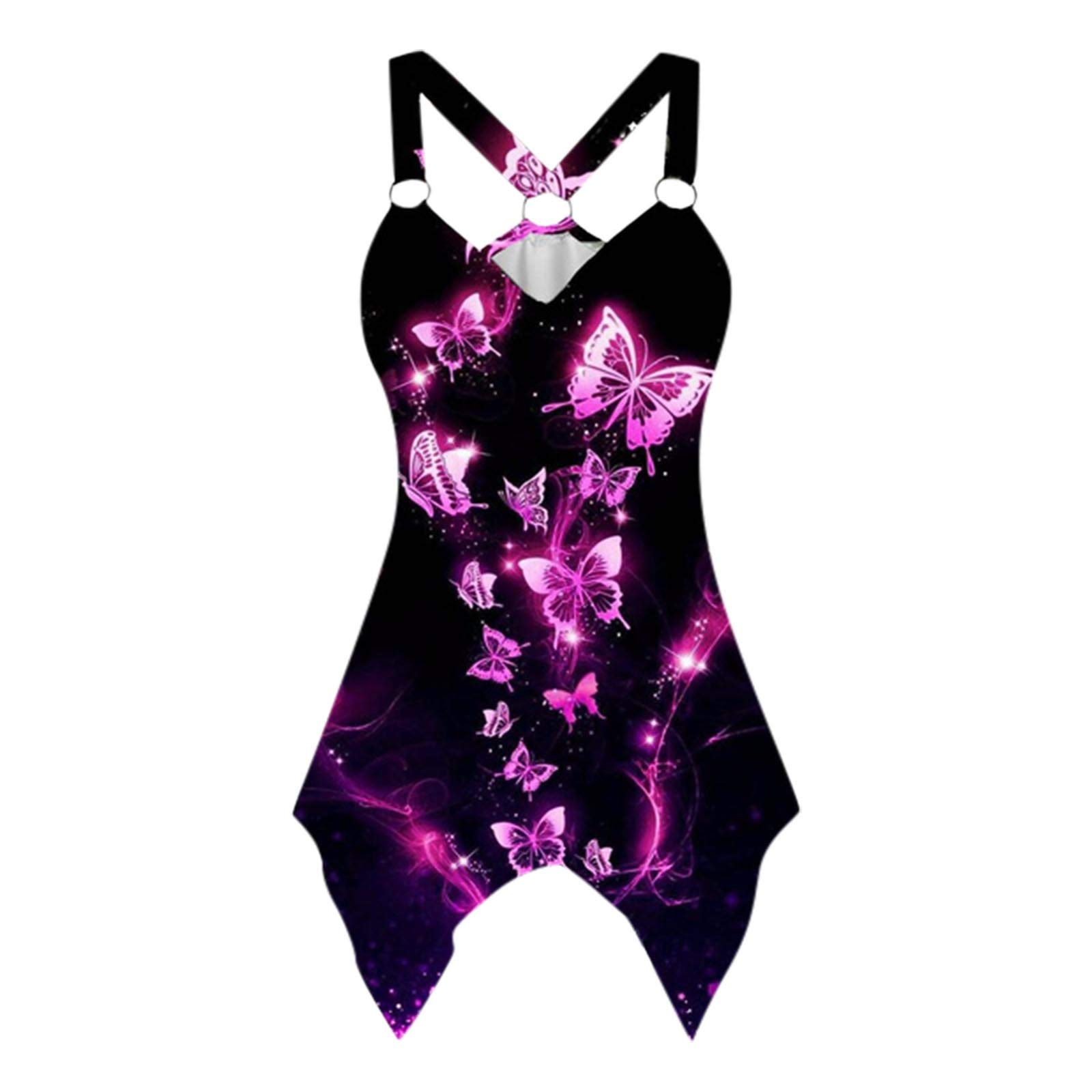 Lace Tank Tops for Women - Sleeveless Fashion Print Blouse, Casual Vest Tops, Customizable Women's Tops | Perfect for Summer Outfits, Beach Wear & Casual Daily Style