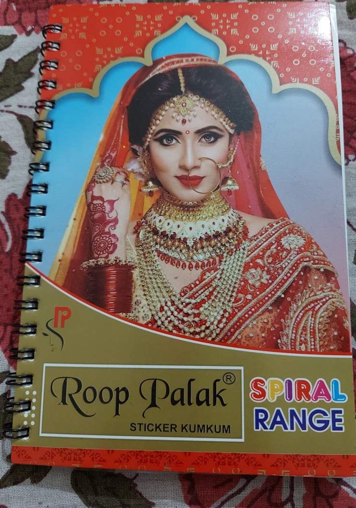 Navya Suhag Sticker Kumkum Spiral Book Bindi - Multi Color Self-Adhesive Bindis for Indian Bridal Makeup, Festivals & Traditional Occasions
