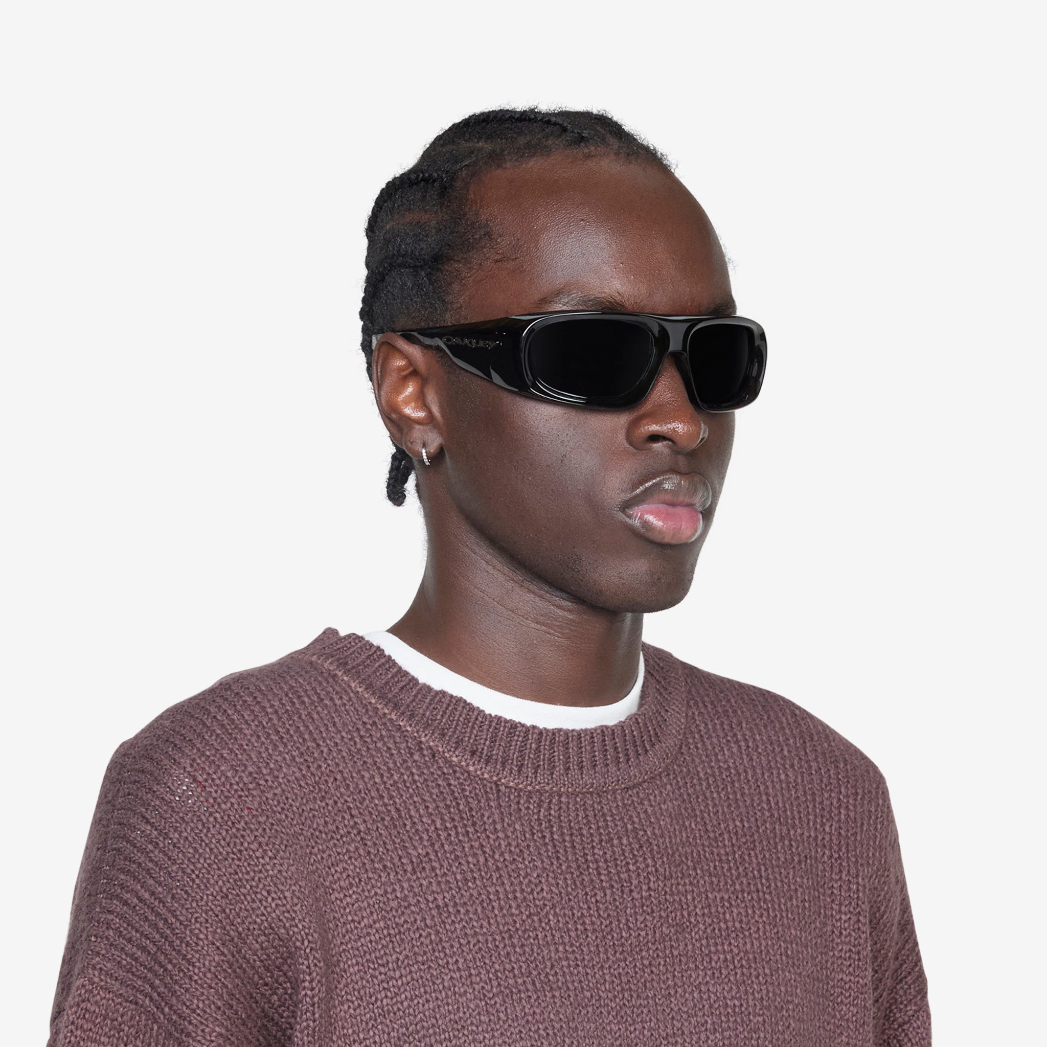 Belleville Polished Black Sunglasses with Prizm Black Lens - Stylish UV Protection for Outdoor Sports & Driving