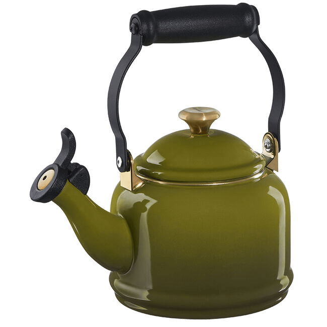Le Creuset 1.25 Quart Demi Kettle with Stainless Steel Knob - Classic Tea Kettle for Stovetop & Induction - Perfect for Tea Lovers & Home Kitchen (Multiple Colors)