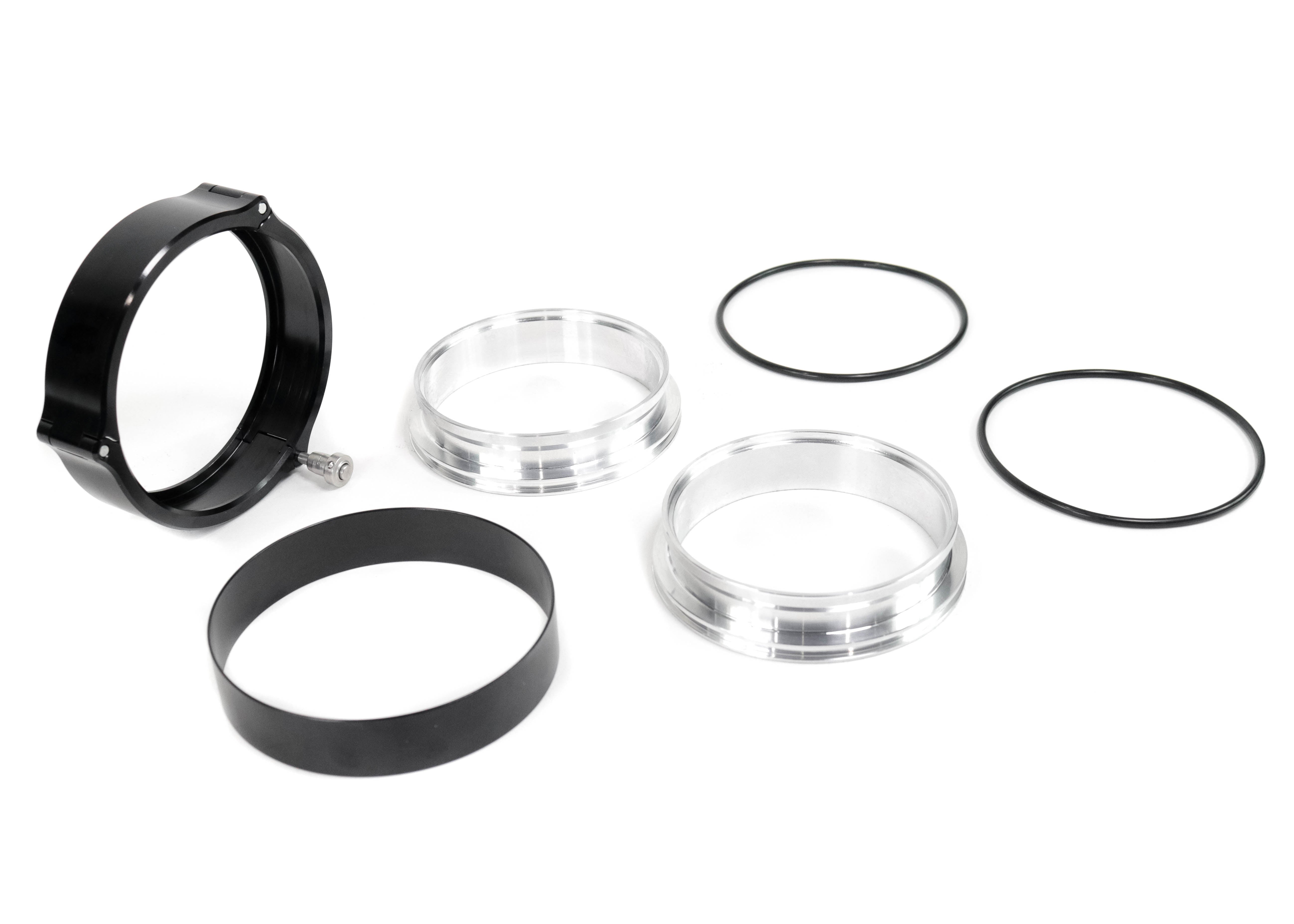 Quick Seal Connector Kit with 3-Piece Clamp & Weld Flanges (21-140) - Perfect for Automotive, HVAC, and Industrial Pipe Connections