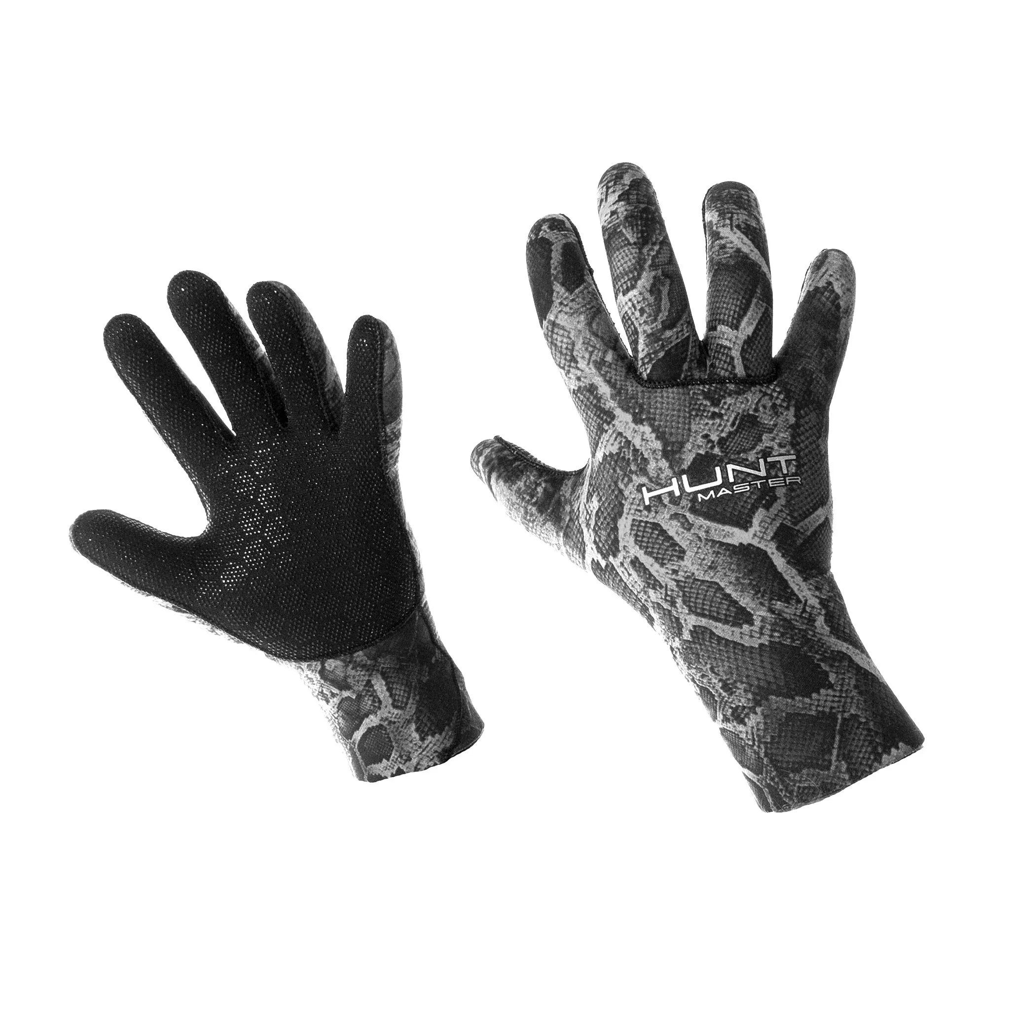 Hunt Master Burnum Neoprene Gloves 3.5mm Camo Series - Waterproof & Insulated Hunting Gloves for Cold Weather & Outdoor Activities