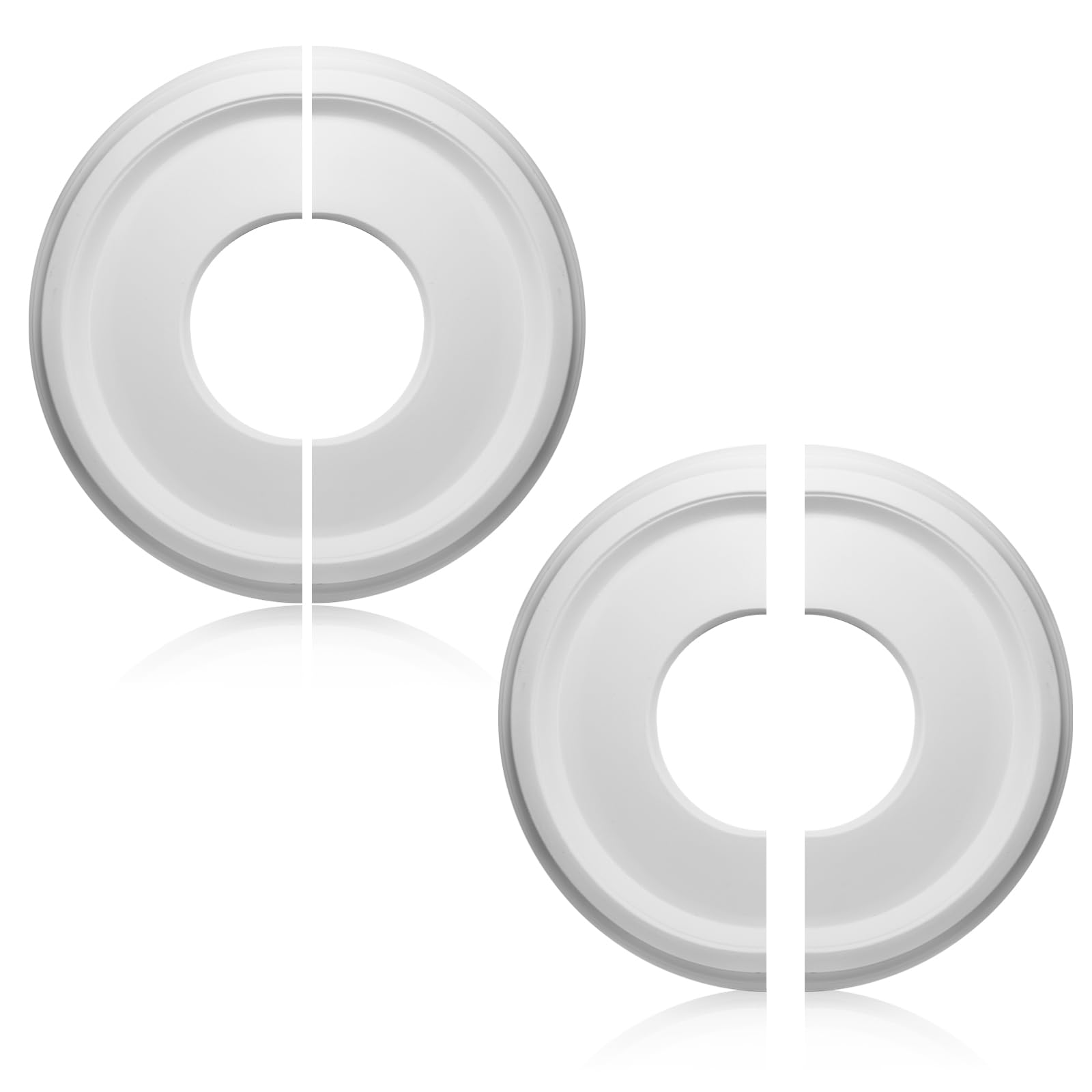 2 Pack White PU Split Ceiling Medallion - 10