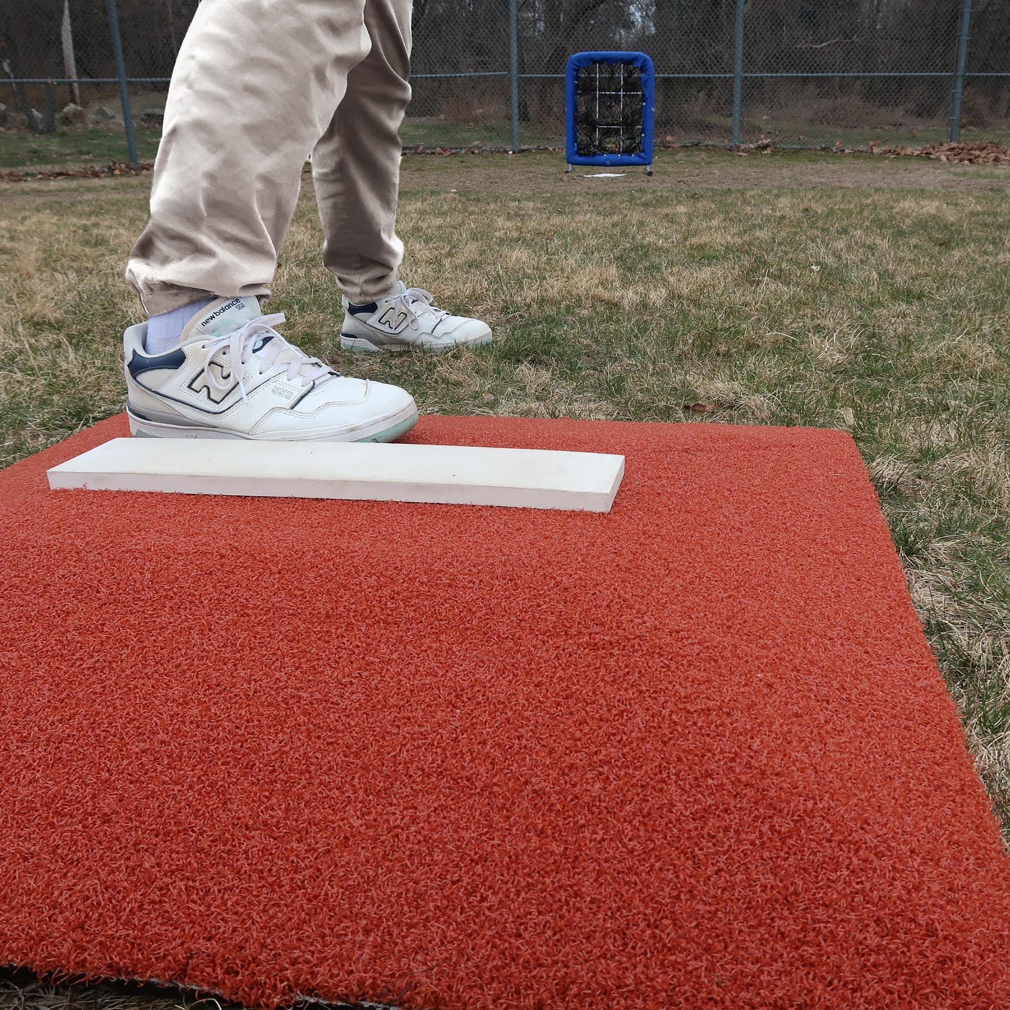 On Deck Sports One-Piece Pitching Mound for Baseball Training - Portable Practice Mound for Backyard, Youth Fields & Home Use - Perfect for Pitching Practice, Softball Drills & Backyard Games