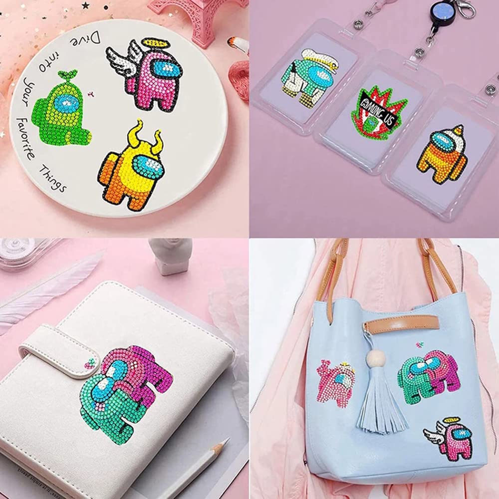 5D DIY Diamond Painting Kits for Kids - 28Pcs Mosaic Art Craft Stickers with Numbers, Fun & Creative Drawing Activity for Boys & Girls - Perfect for Home Decor, Gifts, and Relaxing Family Time