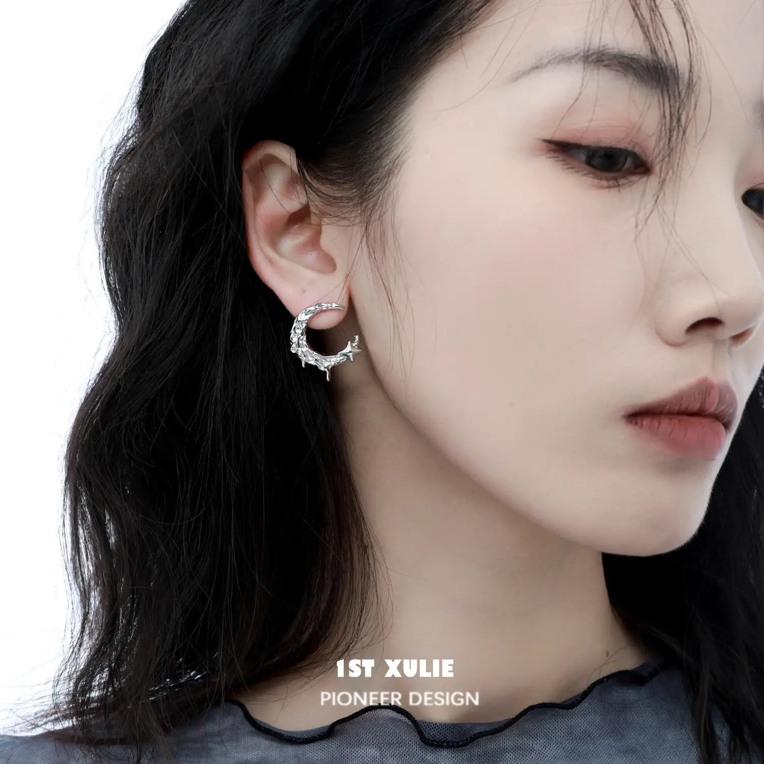 18K Gold Plated Moon Earrings for Women - MYTH OF THE MOON™ - Elegant Celestial Jewelry for Party, Wedding & Everyday Wear