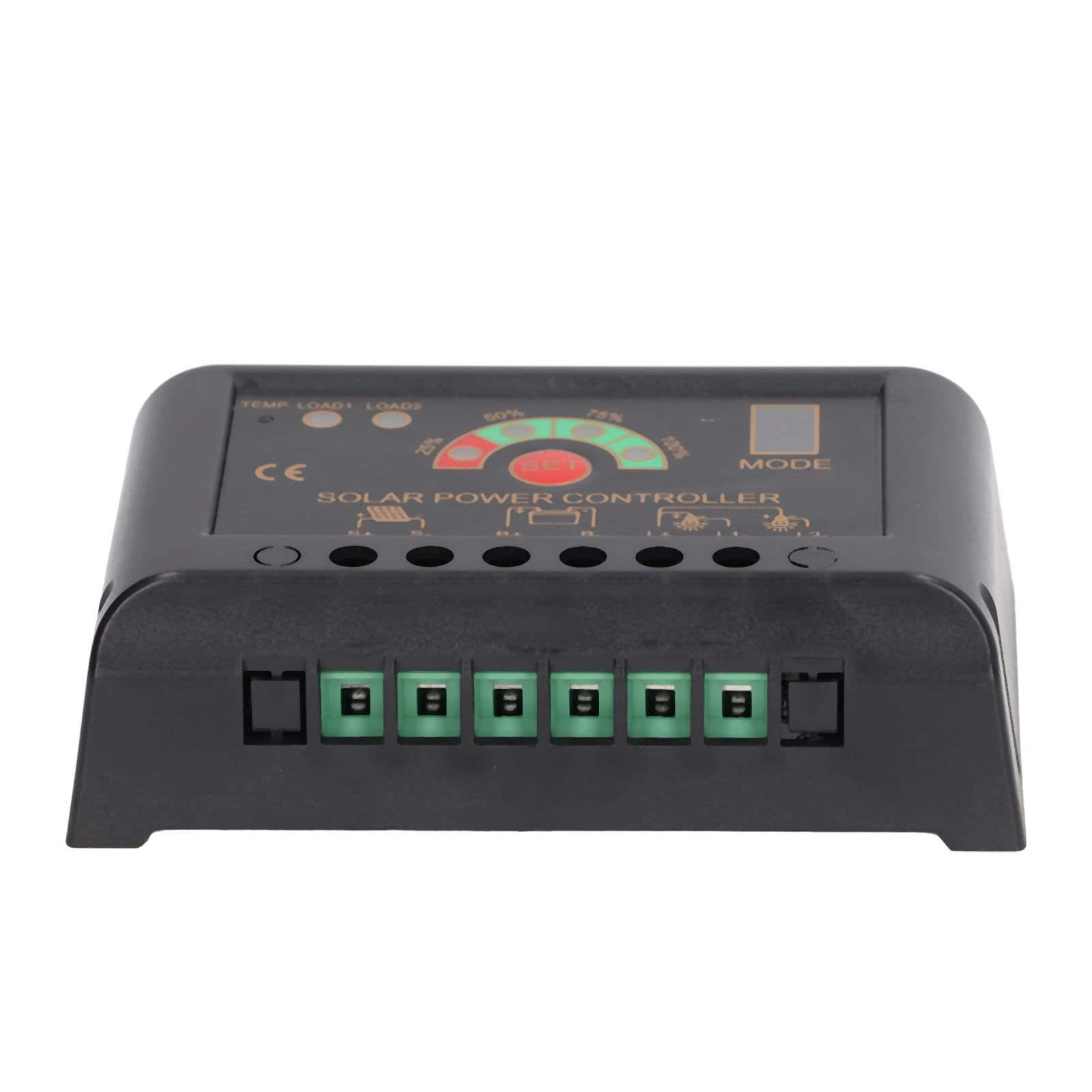 Pwshymi 180W 360W Solar Charge Controller with ABS Case - Automatic Identification MPPT Regulator for Solar Panel System | Perfect for Off-Grid Power, RV, Boat & Home Energy Storage