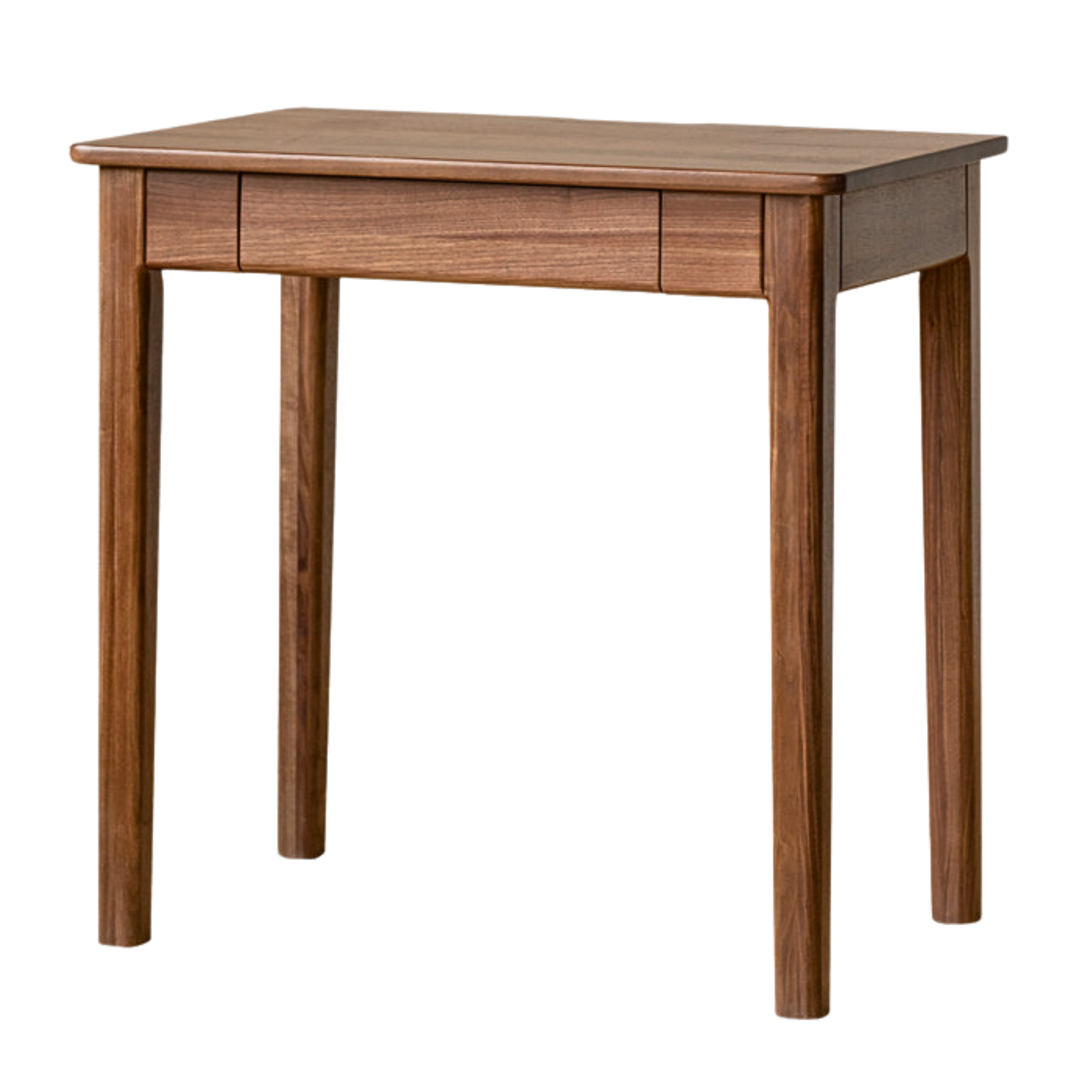 Premium Black Walnut Solid Wood Writing Desk with 3 Drawers - Modern Home Office Furniture for Study, Work & Remote Workspace