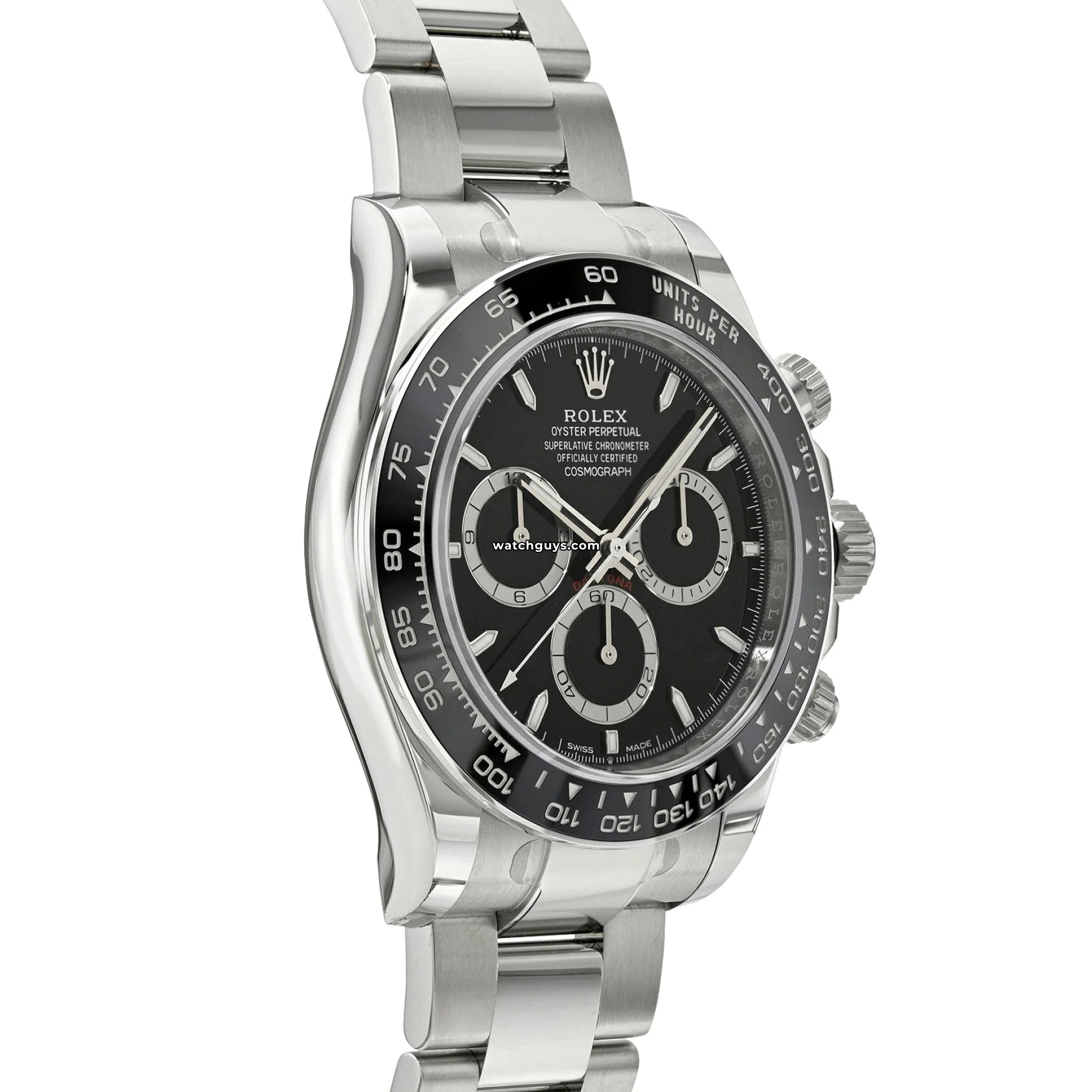 Rolex Daytona 126500LN Black Stainless Steel Men's Watch - Luxury Chronograph Timepiece for Business, Gifting & Special Occasions