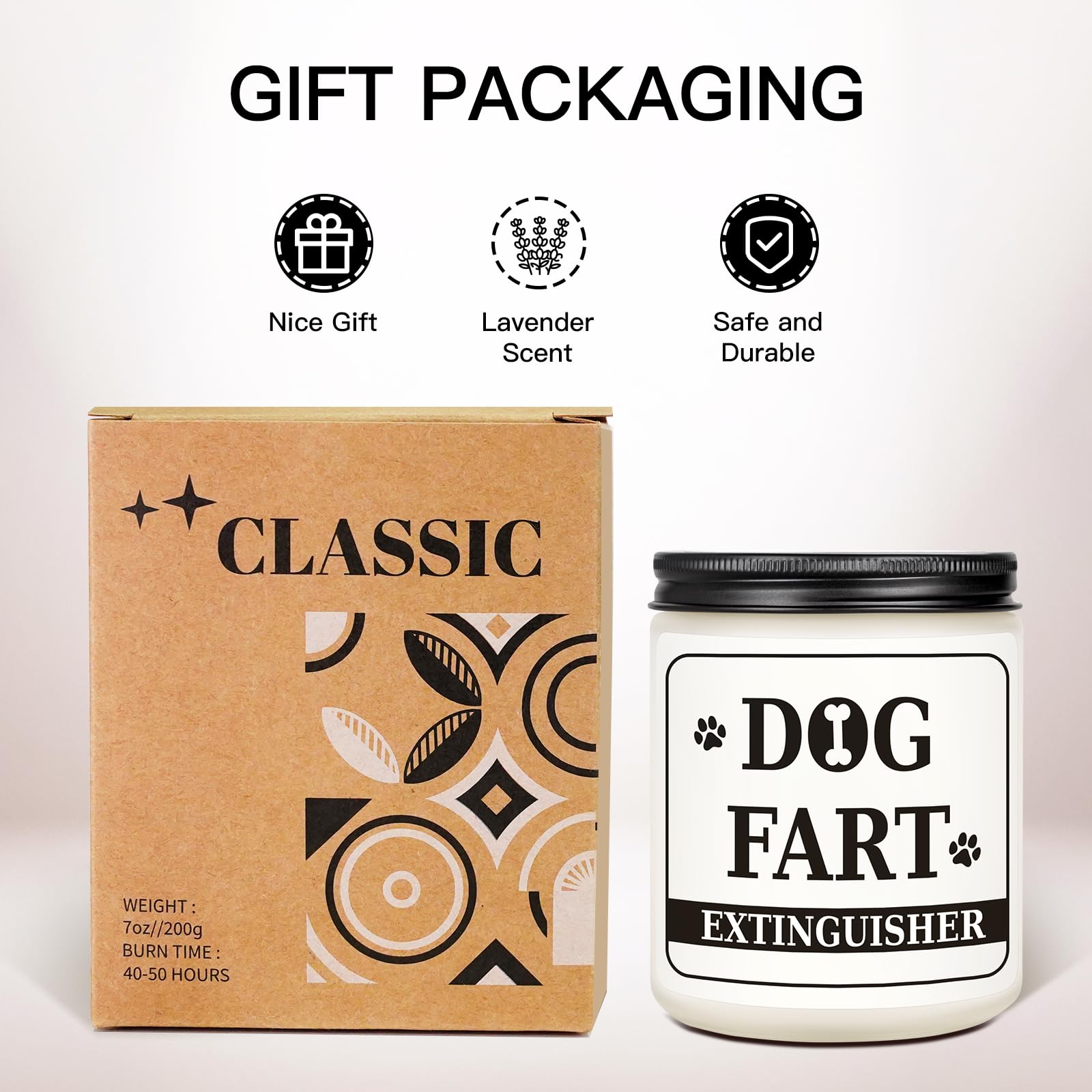 Funny Dog Fart Scented Candle - Perfect Gift for Dog Lovers & Pet Owners - Unique Birthday & Christmas Present for Women Who Love Dogs - Great for Home Decor, Gag Gifts & Dog-Themed Parties