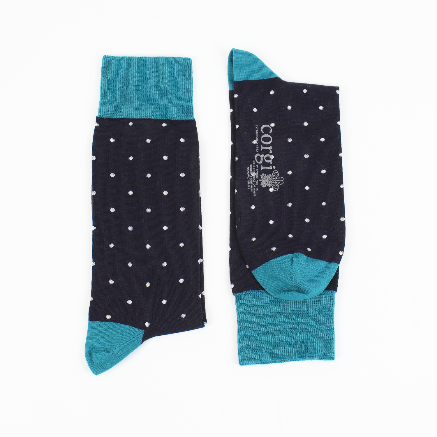 Premium Men's Pin Dot Cashmere Blend Socks - Soft & Warm Winter Dress Socks for Business, Office & Formal Occasions