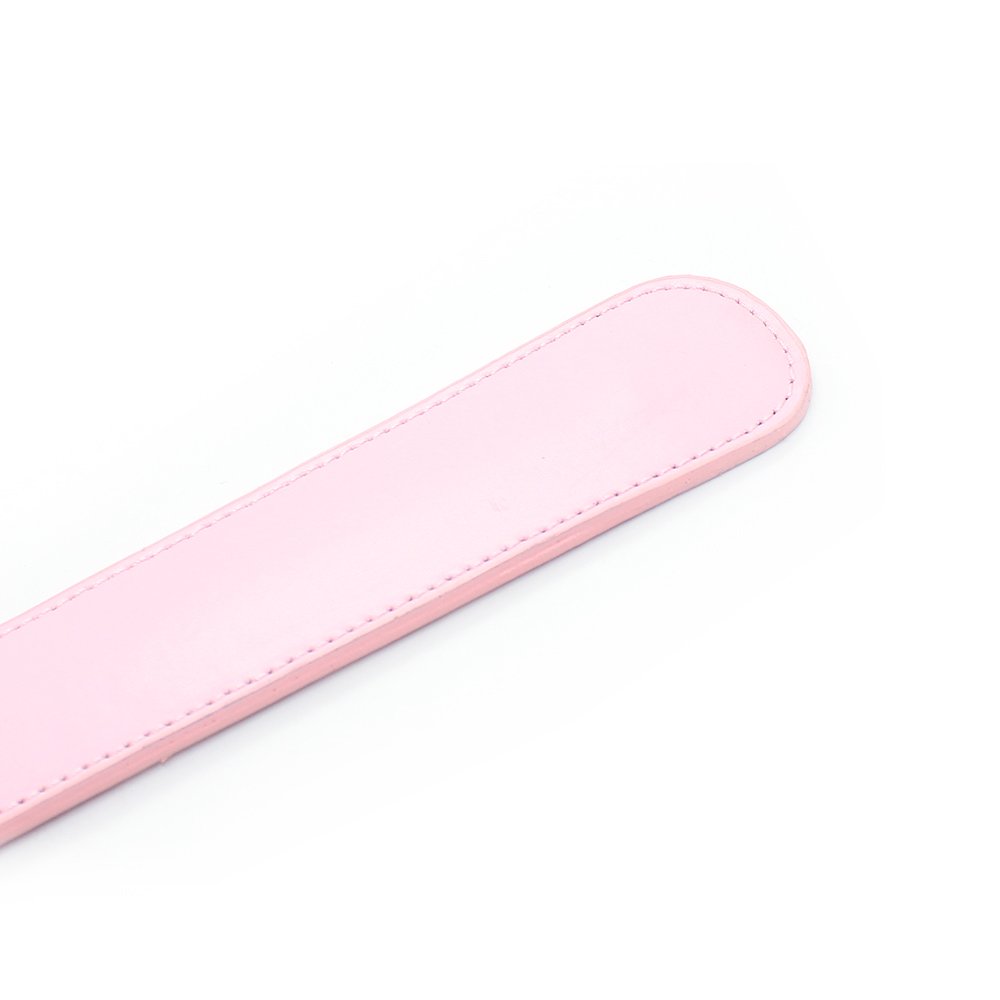 48cm Long Spank Paddle Whip - Leather Horse Riding Crop with Laser Engraving for Equestrian Training & BDSM Play | Perfect for Riding Lessons, Discipline & Sensual Scenes