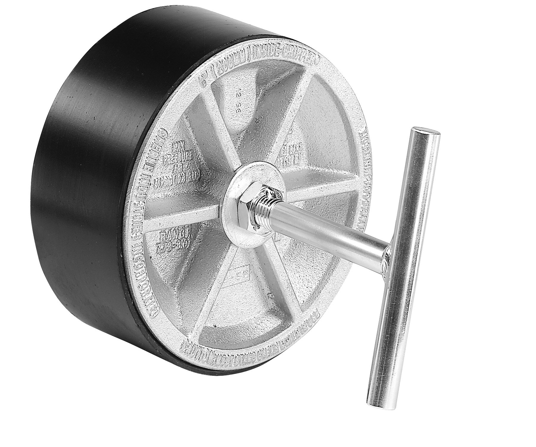 CHERNE INDUSTRIES 8-Inch Aluminum Mechanical Pipe Plug 272906 - Perfect for Plumbing Repairs, Drain Testing & Pipe Maintenance