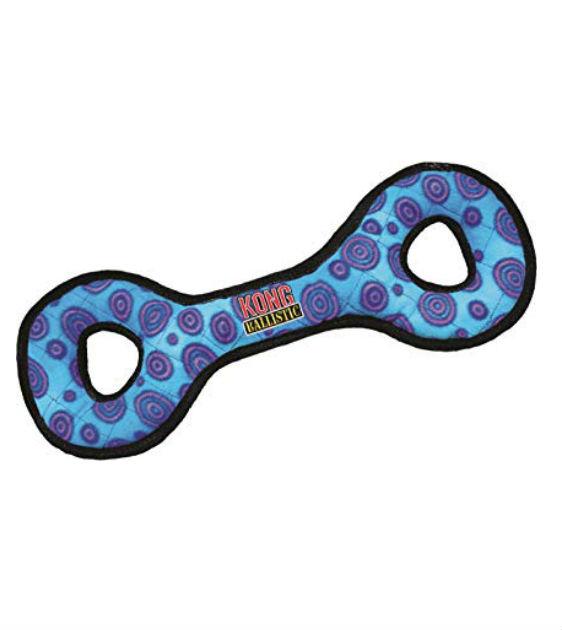 Kong Ballistic Tug Dog Toy - Durable Chew Toy for Large Dogs - Perfect for Fetch, Tug-of-War & Interactive Playtime