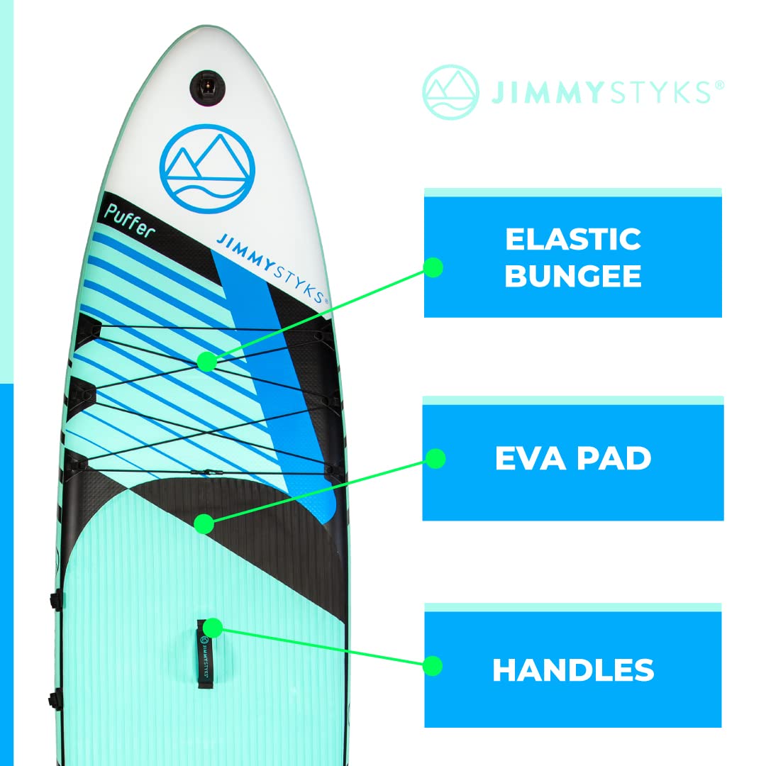 Premium ISUP Inflatable Stand Up Paddle Board with Paddle, Pump & Carry Bag - Lightweight & Durable for Lakes, Rivers & Ocean Paddling