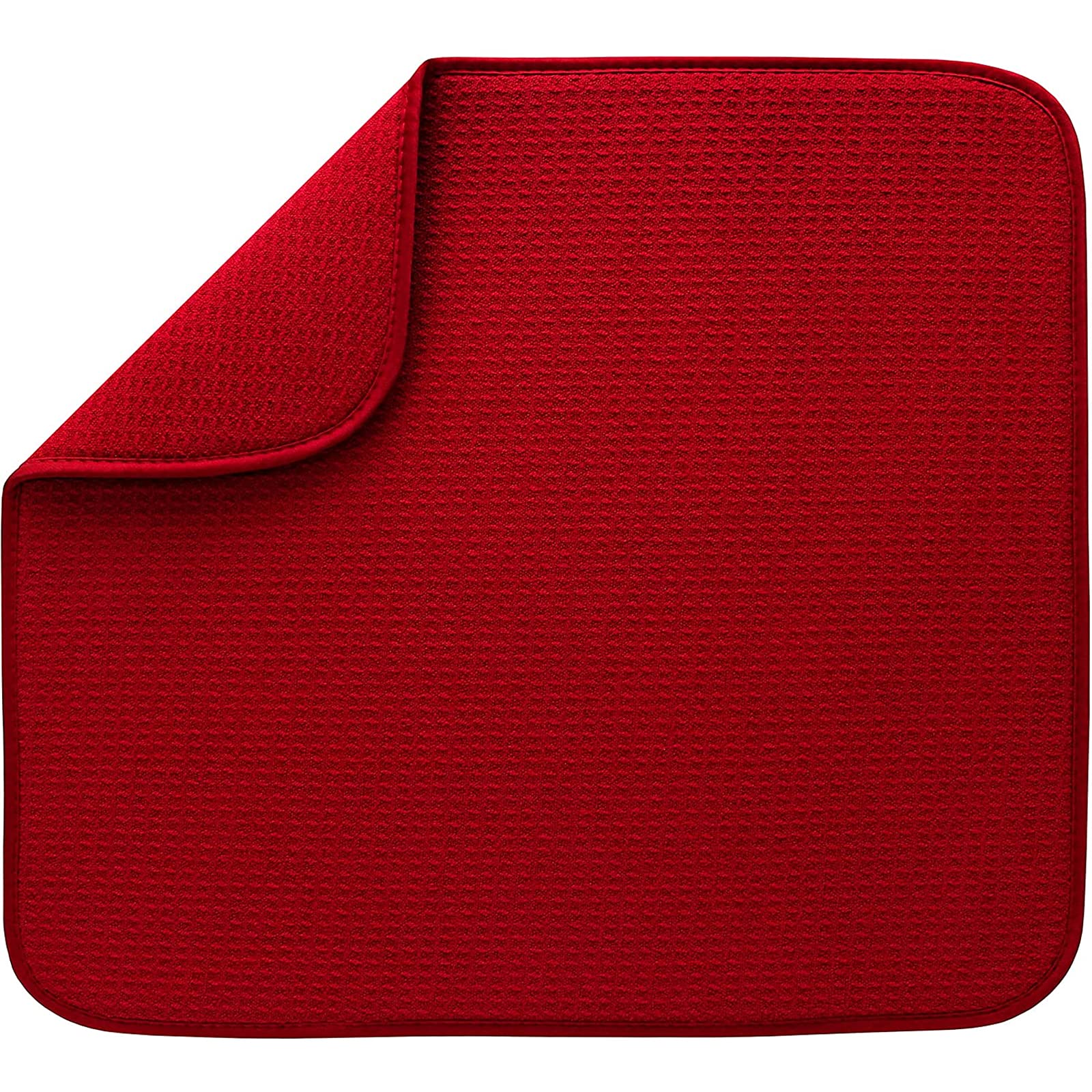 Premium Absorbent Reversible Microfiber Dish Drying Mat for Kitchen Countertop - 16