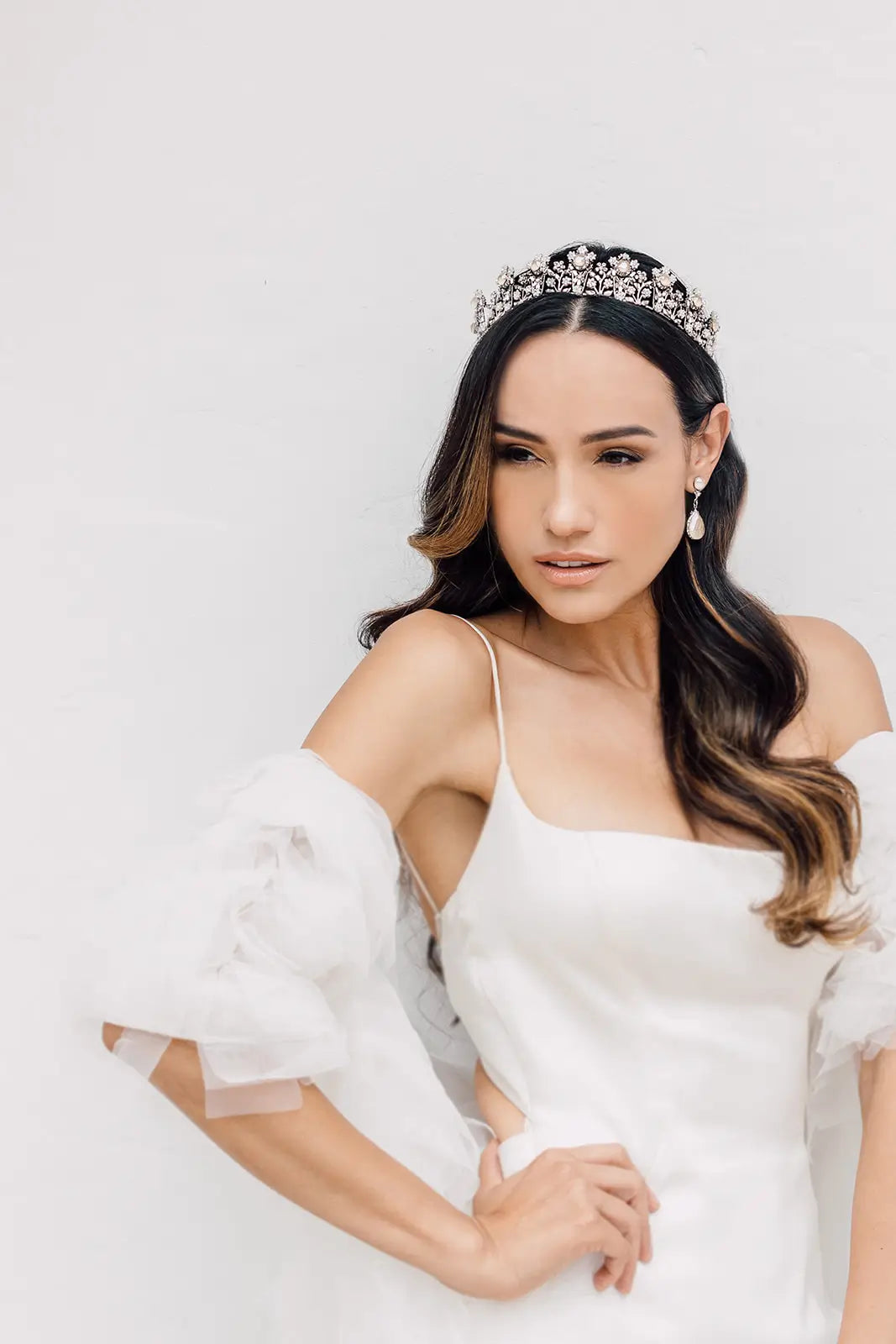 Catalina Crown - Elegant Floral Hair Accessory for Weddings, Parties & Special Events | Perfect for Brides, Bridesmaids & Prom