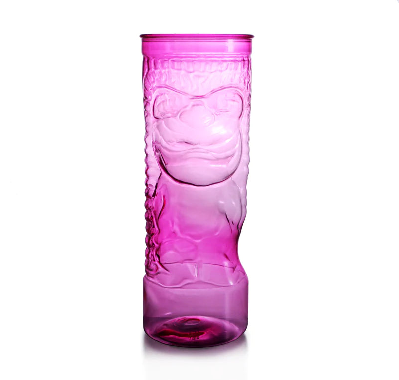 BarConic® 24 oz Tiki Cup with Lid & Straw - Insulated Stainless Steel Tropical Drinkware for Cocktails, Smoothies & Iced Coffee - Perfect for Beach Parties, Poolside Sipping & Summer BBQs